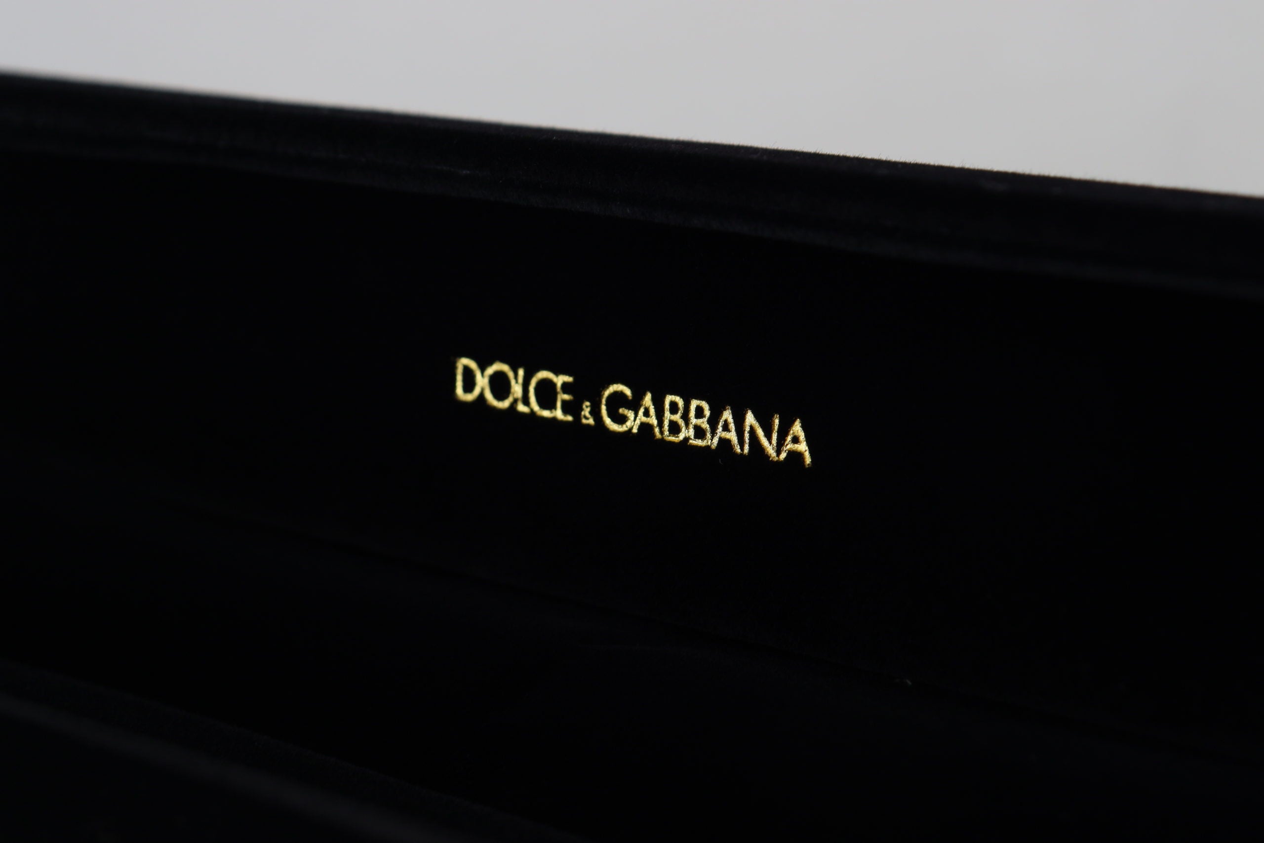 Dolce & Gabbana Elegant Velvet Jewelry Storage Box