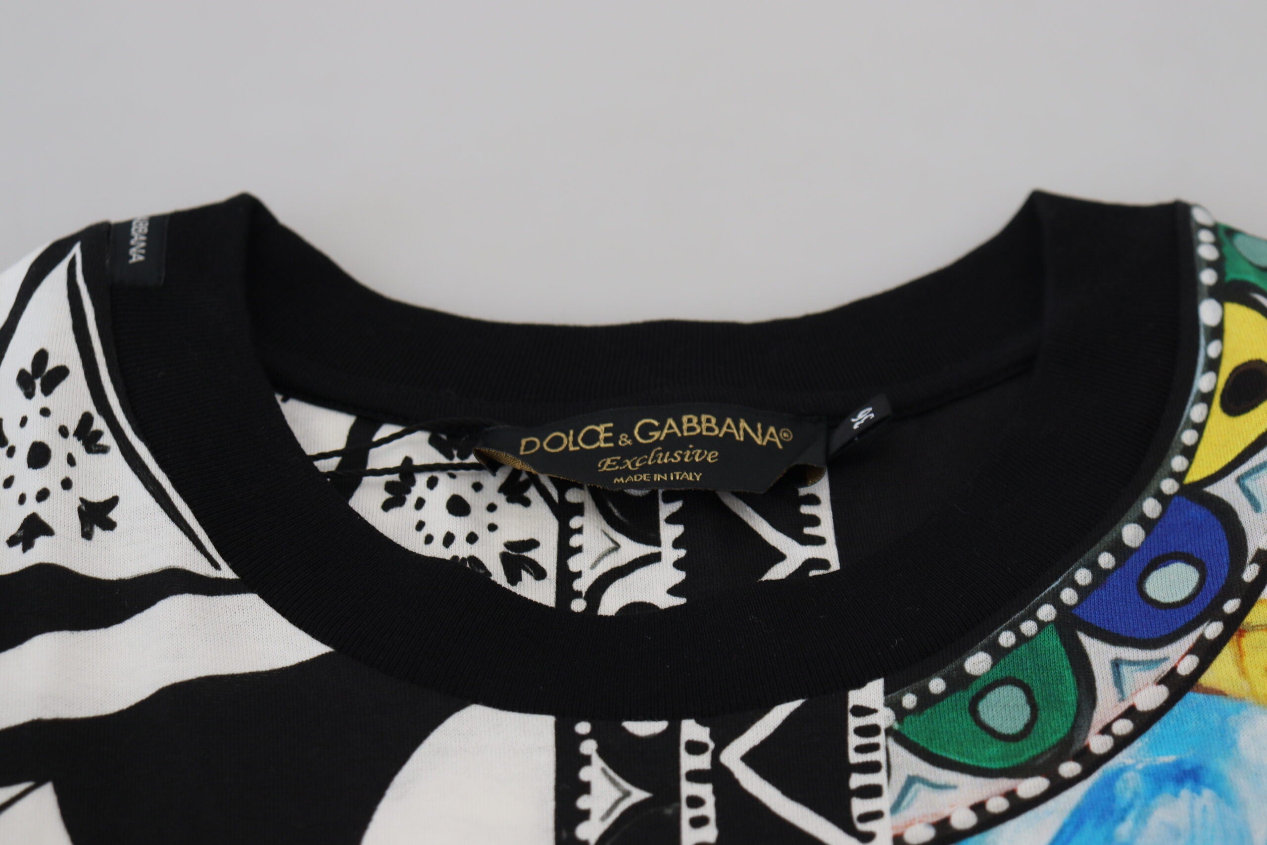 Dolce & Gabbana Elegant Multicolor Cotton Casual Tee