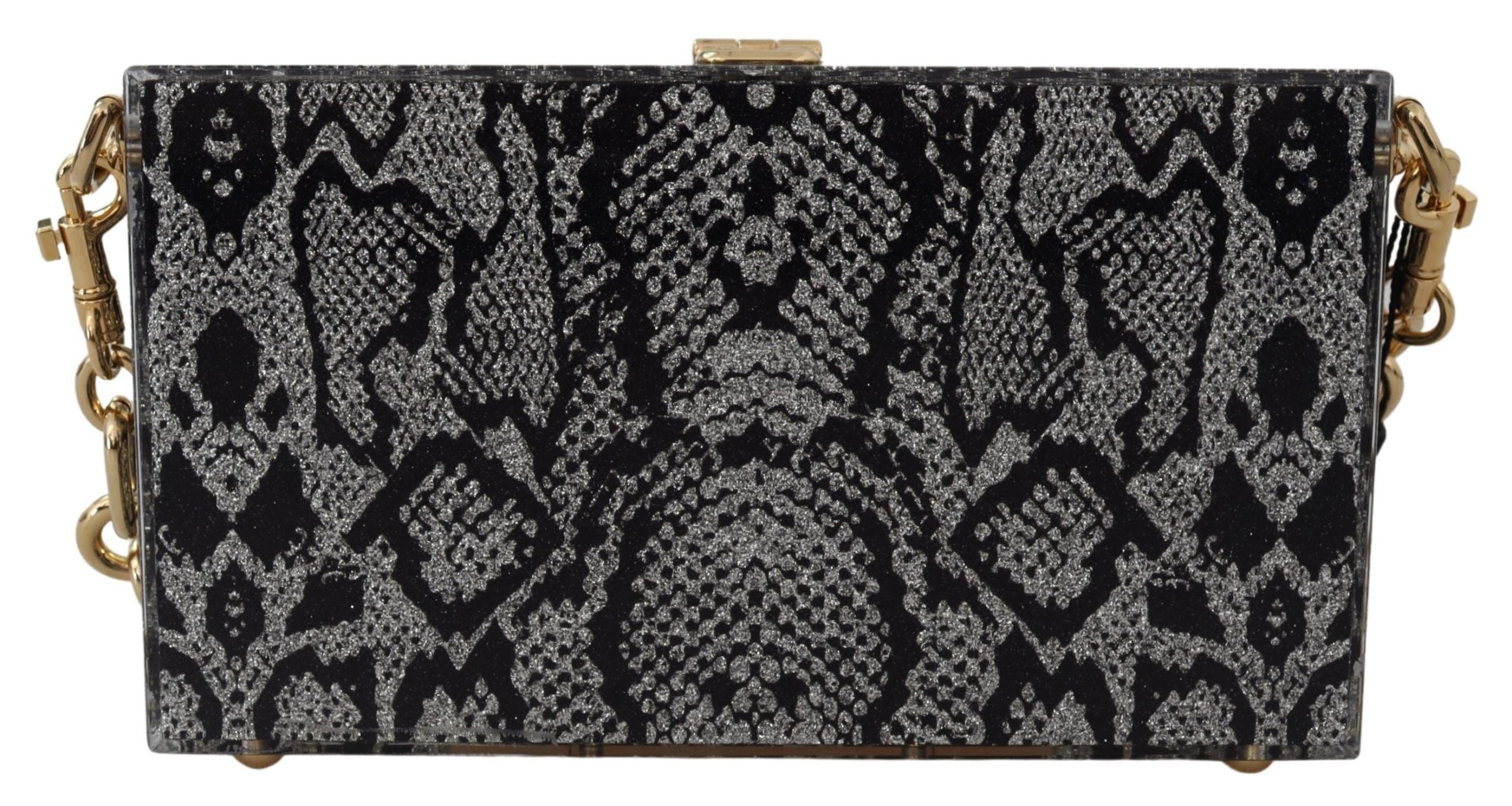 Портмоне Dolce &amp; Gabbana Grey Fashion Devotion Clutch Plexi SICILY BOX