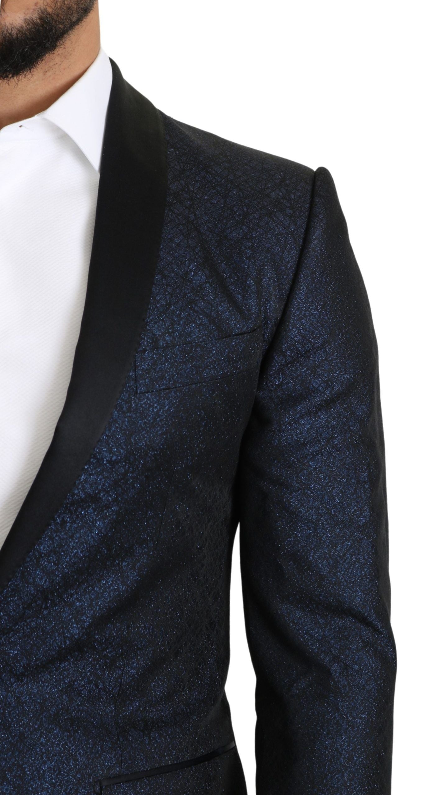 Dolce &amp; Gabbana Blue Slim Fit Jacket, Палто MARTINI Blazer