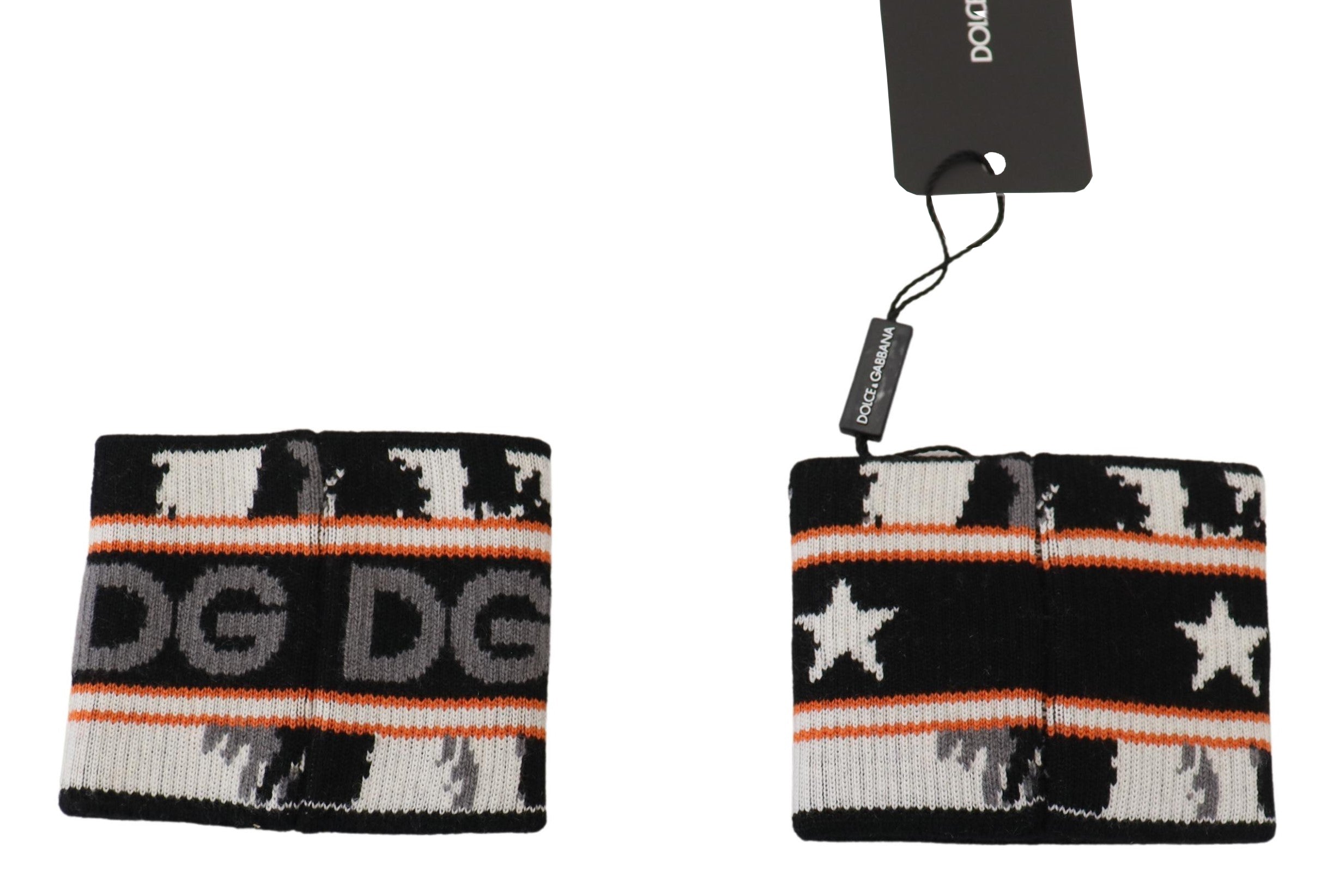 Dolce &amp; Gabbana Оранжев и сив комплект от две части DG Royal Wristband