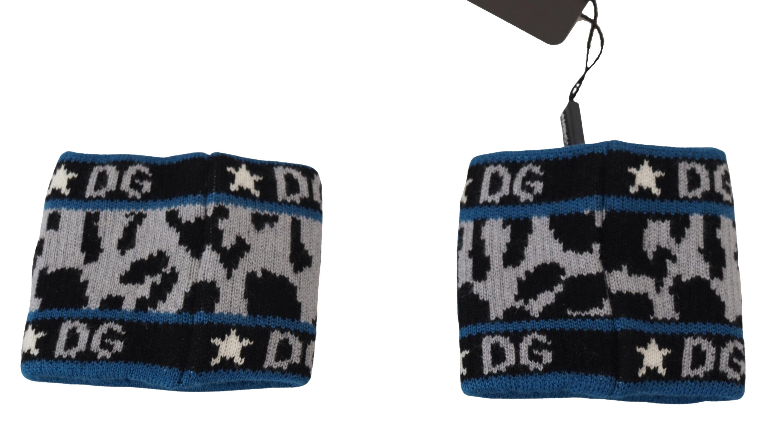 Dolce &amp; Gabbana Blue Grey Лого за китка от две части