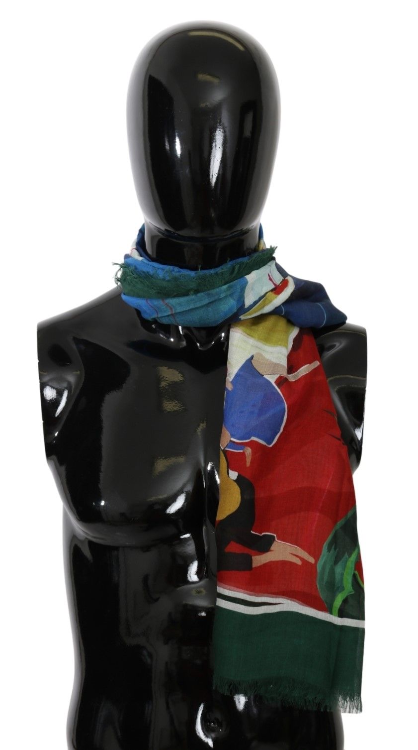 Dolce &amp; Gabbana Multicolor Modal Sorrento Wrap шал шал