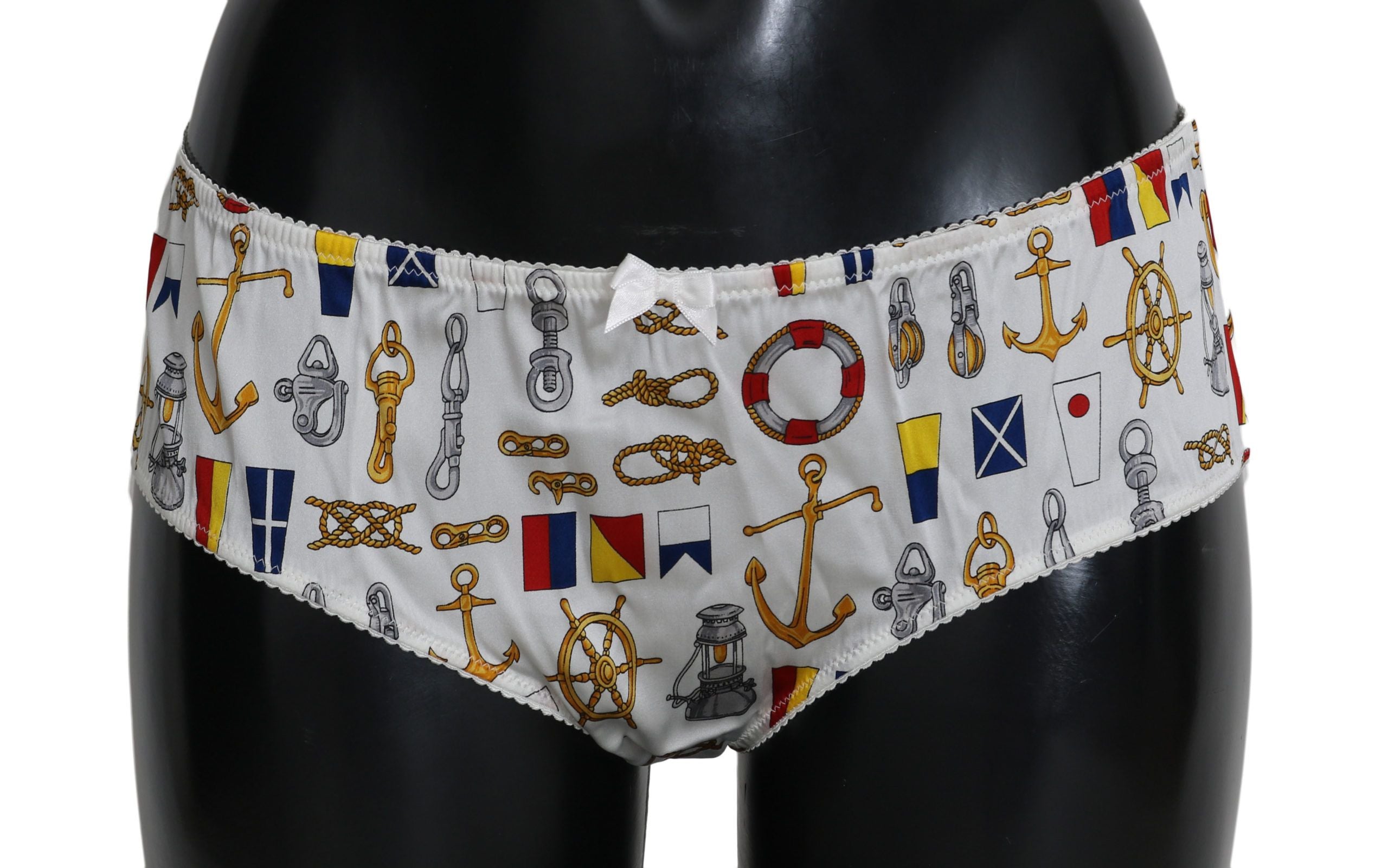 Dolce &amp; Gabbana Бельо с моряшки копринени щампи
