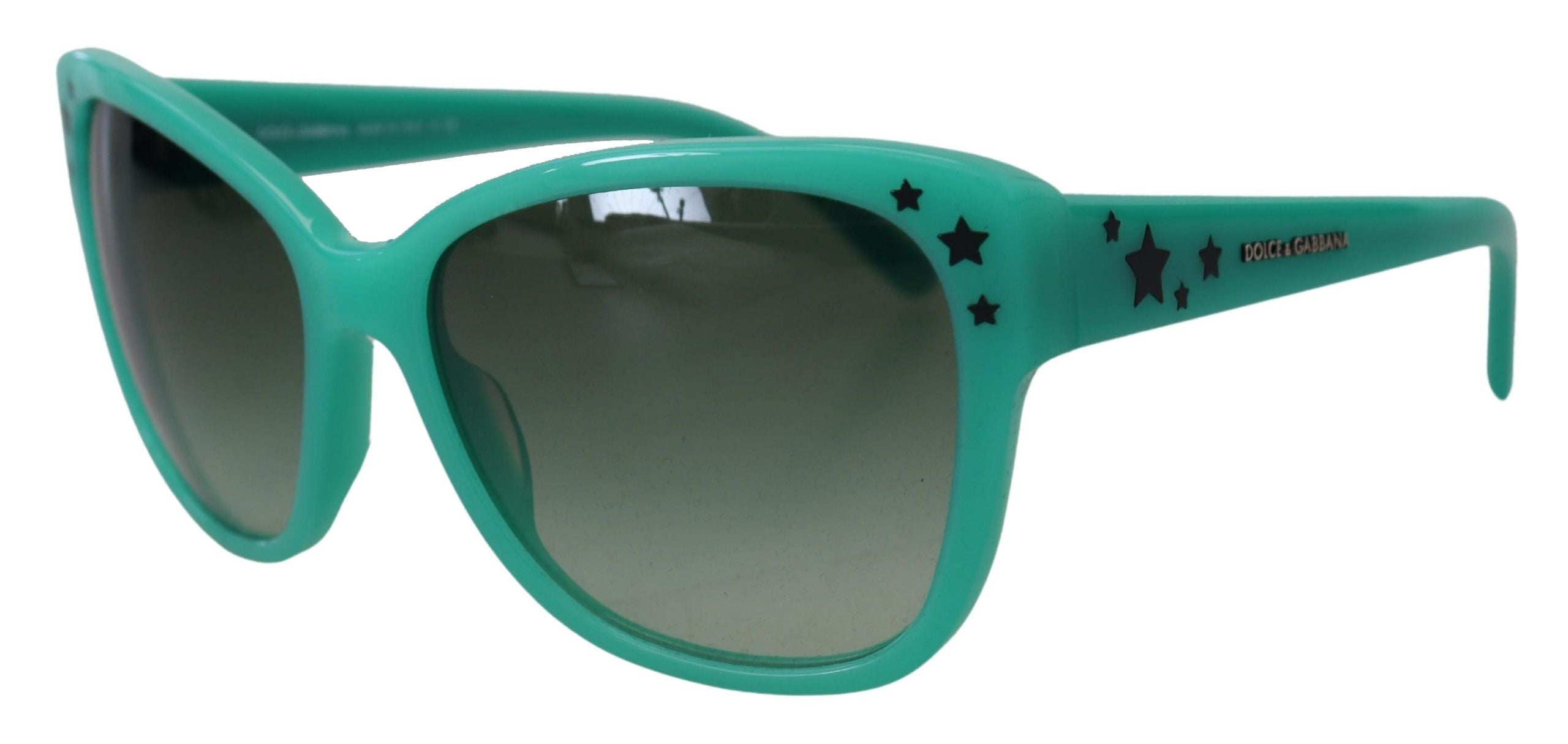 Dolce &amp; Gabbana Green Stars Acetate Square Shades DG4124 Слънчеви очила