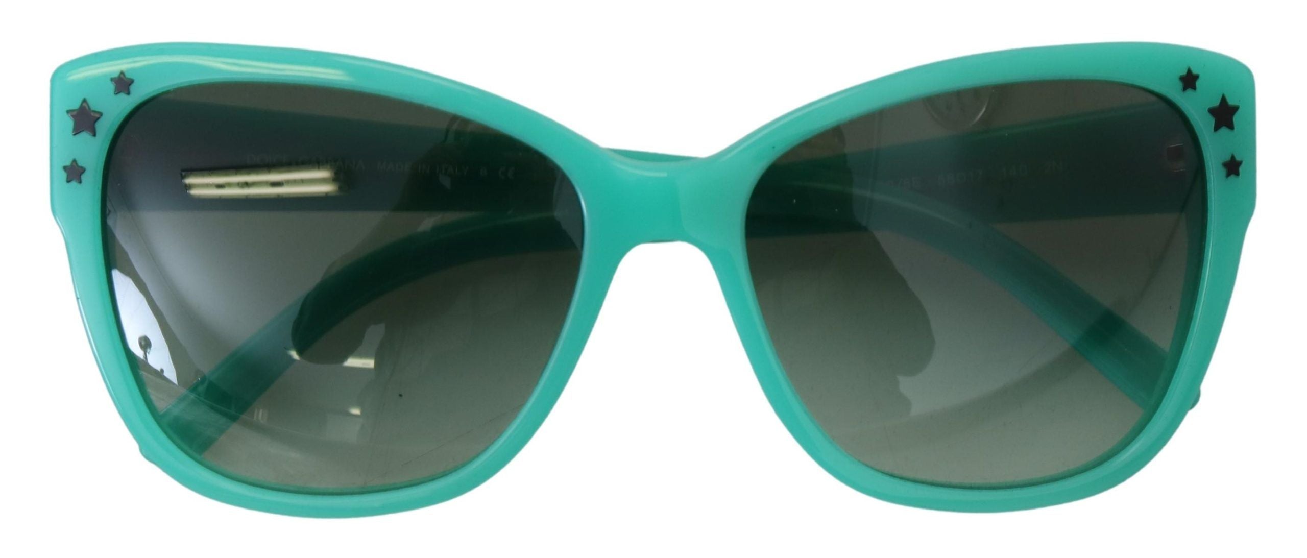 Dolce &amp; Gabbana Green Stars Acetate Square Shades DG4124 Слънчеви очила