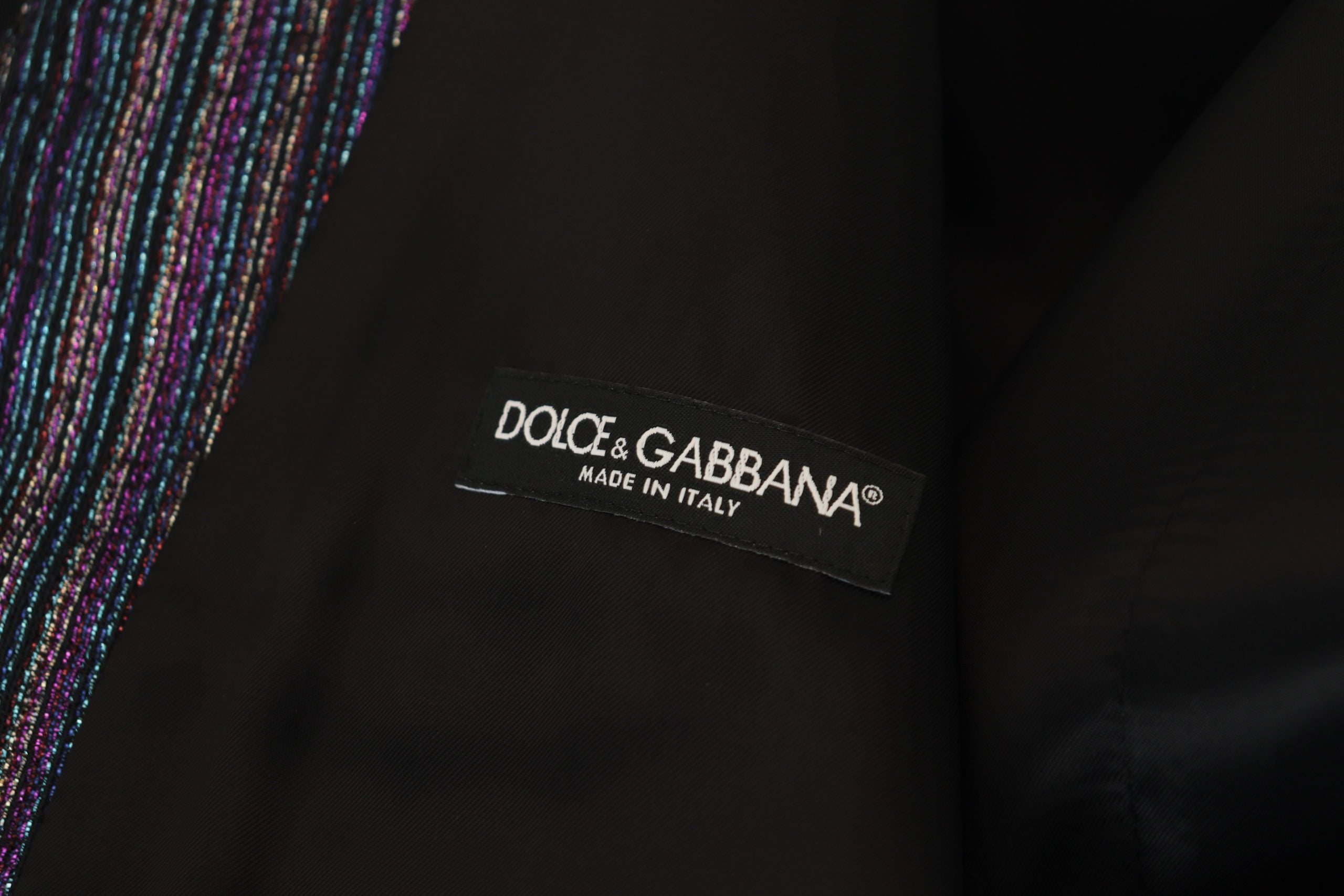 Многоцветна полиестерна жилетка Dolce &amp; Gabbana Официална жилетка