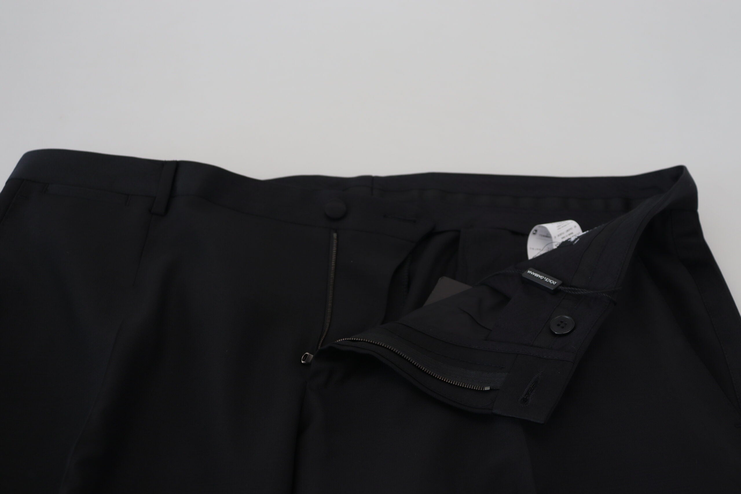 Вълнен копринен панталон с черна рокля Dolce &amp; Gabbana