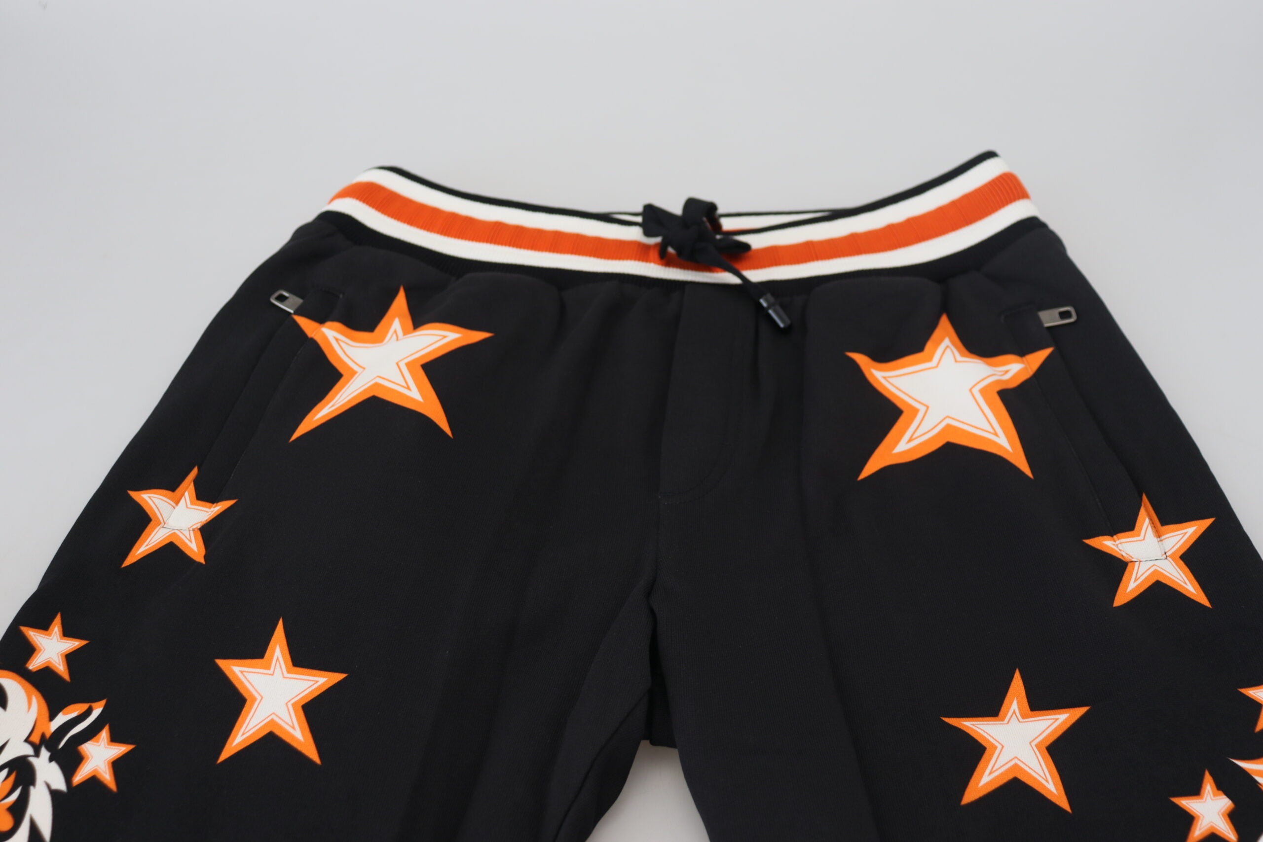 Спортни панталони Dolce &amp; Gabbana с черни оранжеви звезди