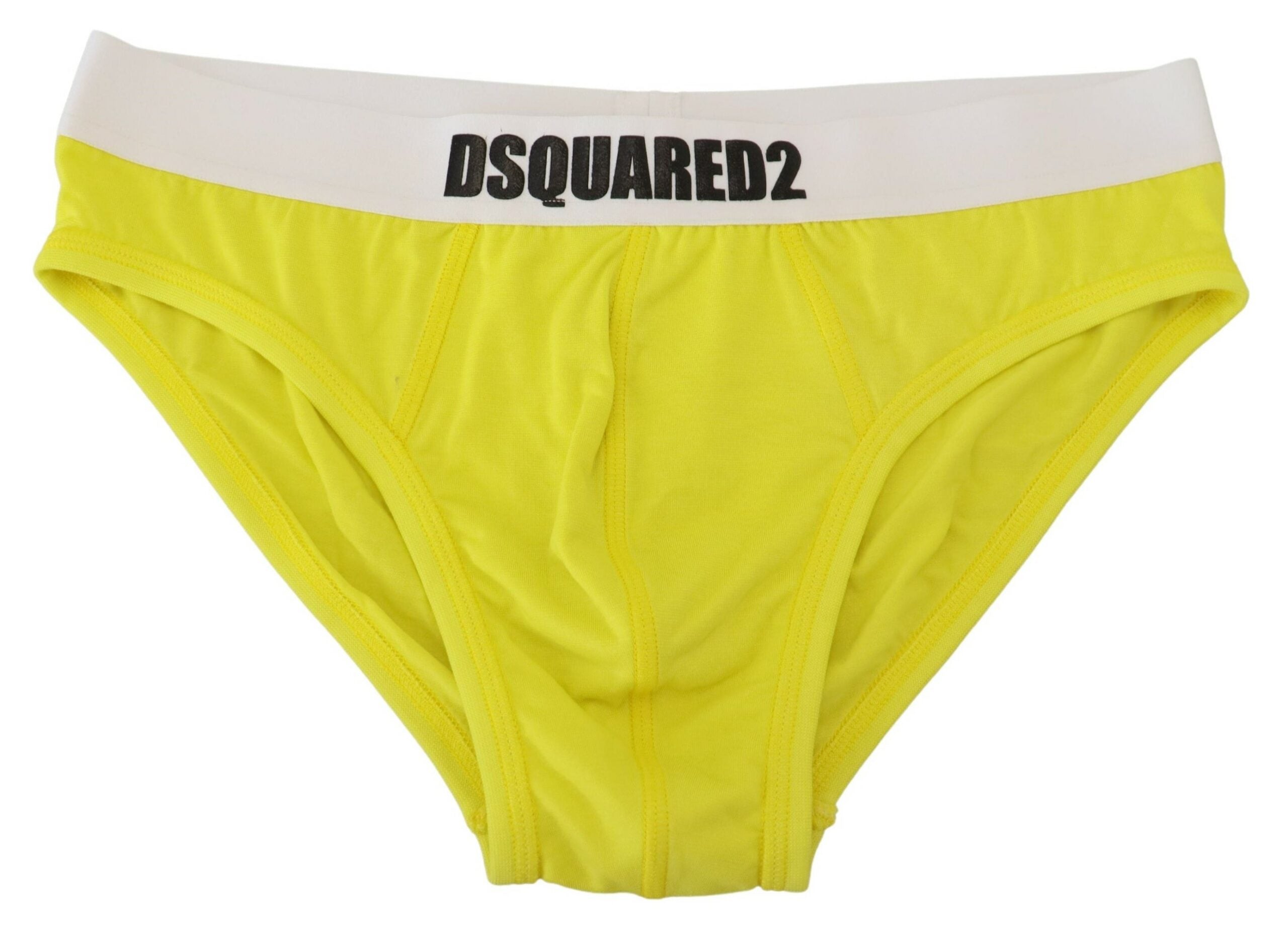Dsquared² Yellow White Logo Modal Stretch Мъжко бельо