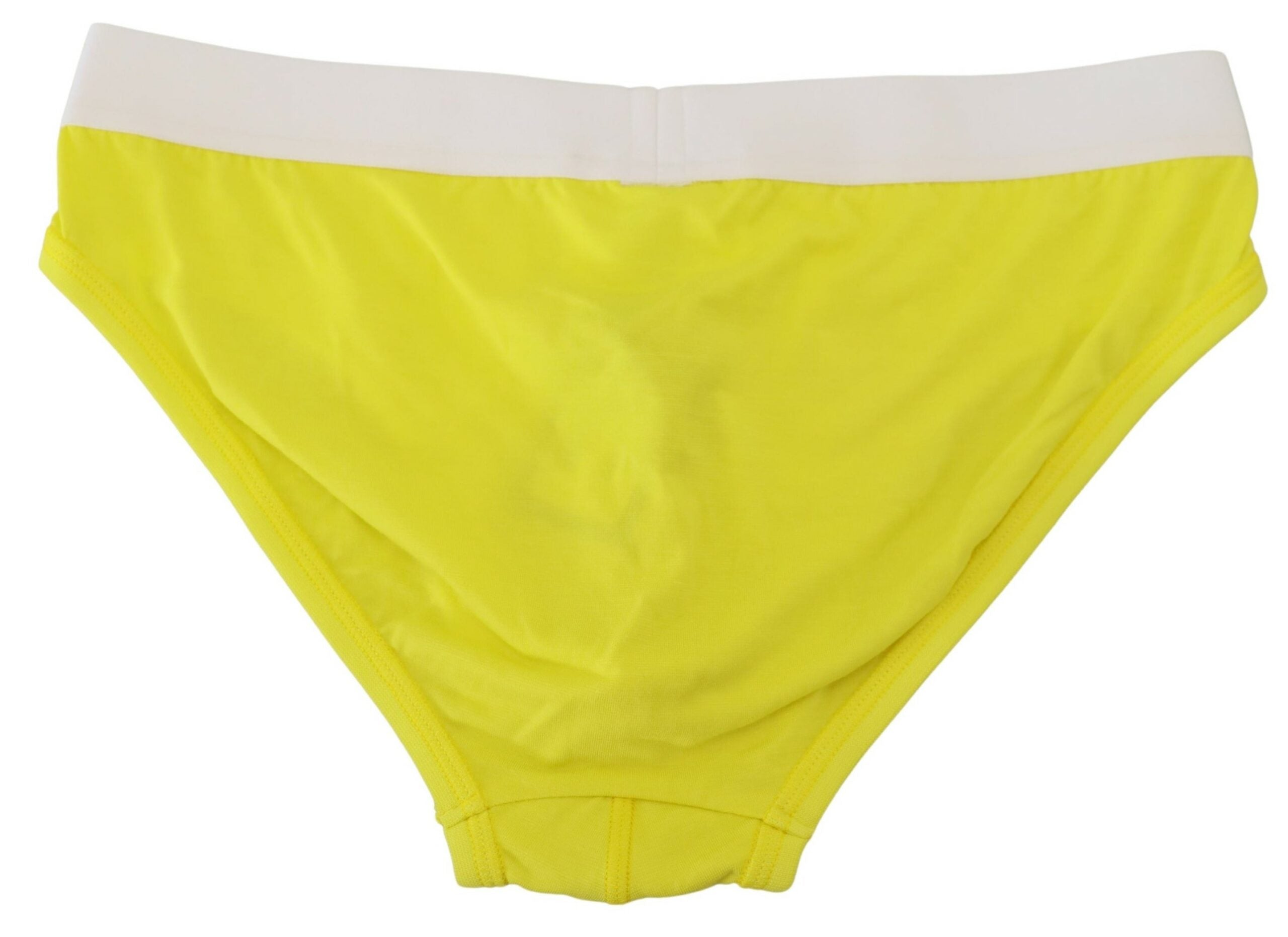 Dsquared² Yellow White Logo Modal Stretch Мъжко бельо