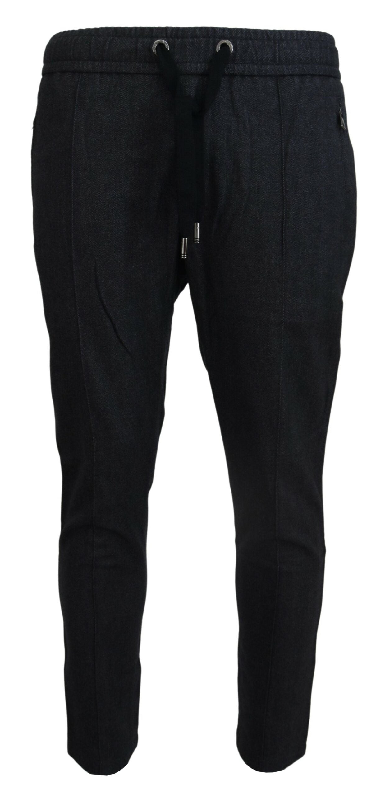 Сив памучен мъжки панталон Dolce &amp; Gabbana