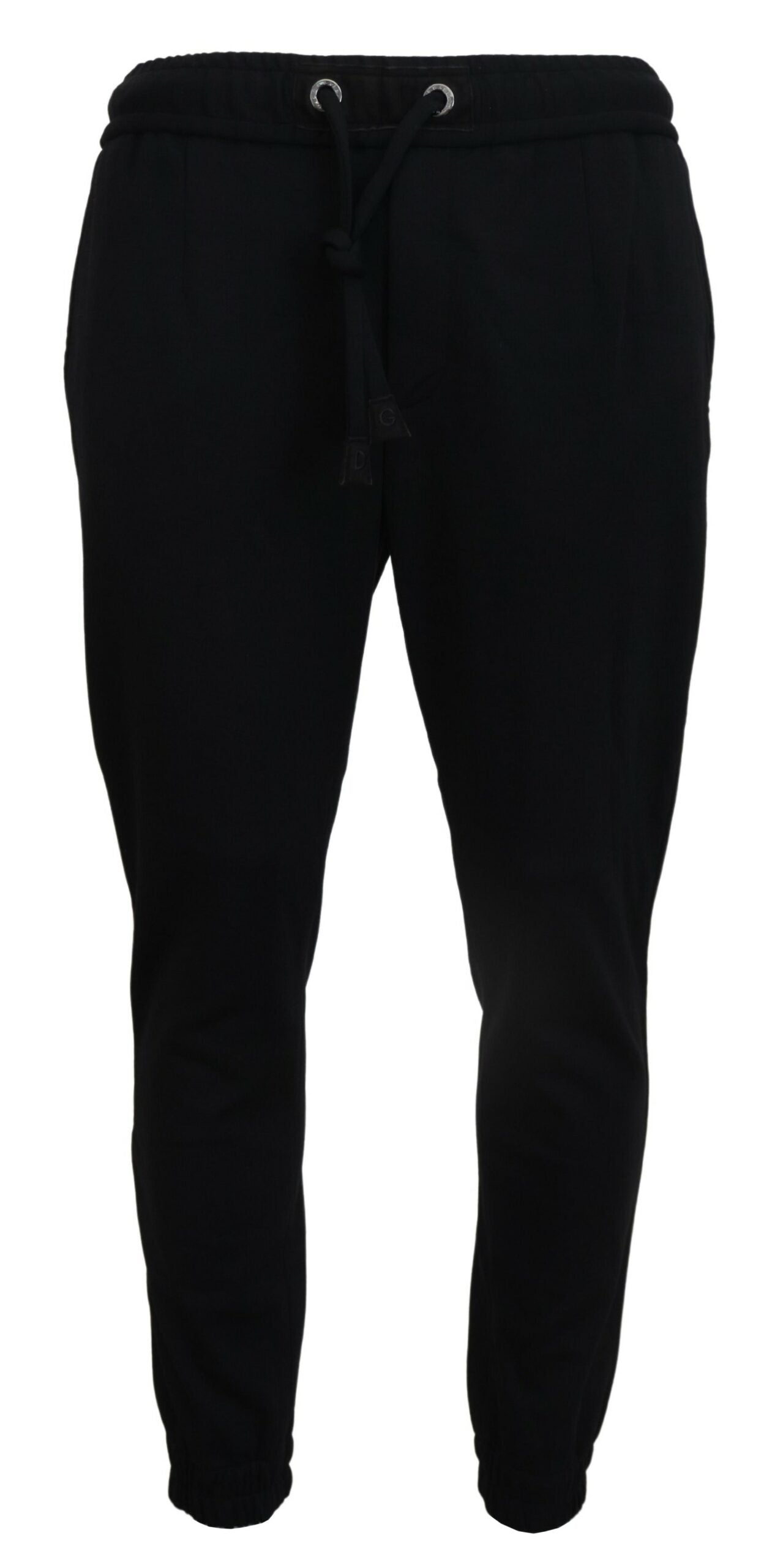 Черен мъжки спортен вълнен спортен панталон Dolce &amp; Gabbana