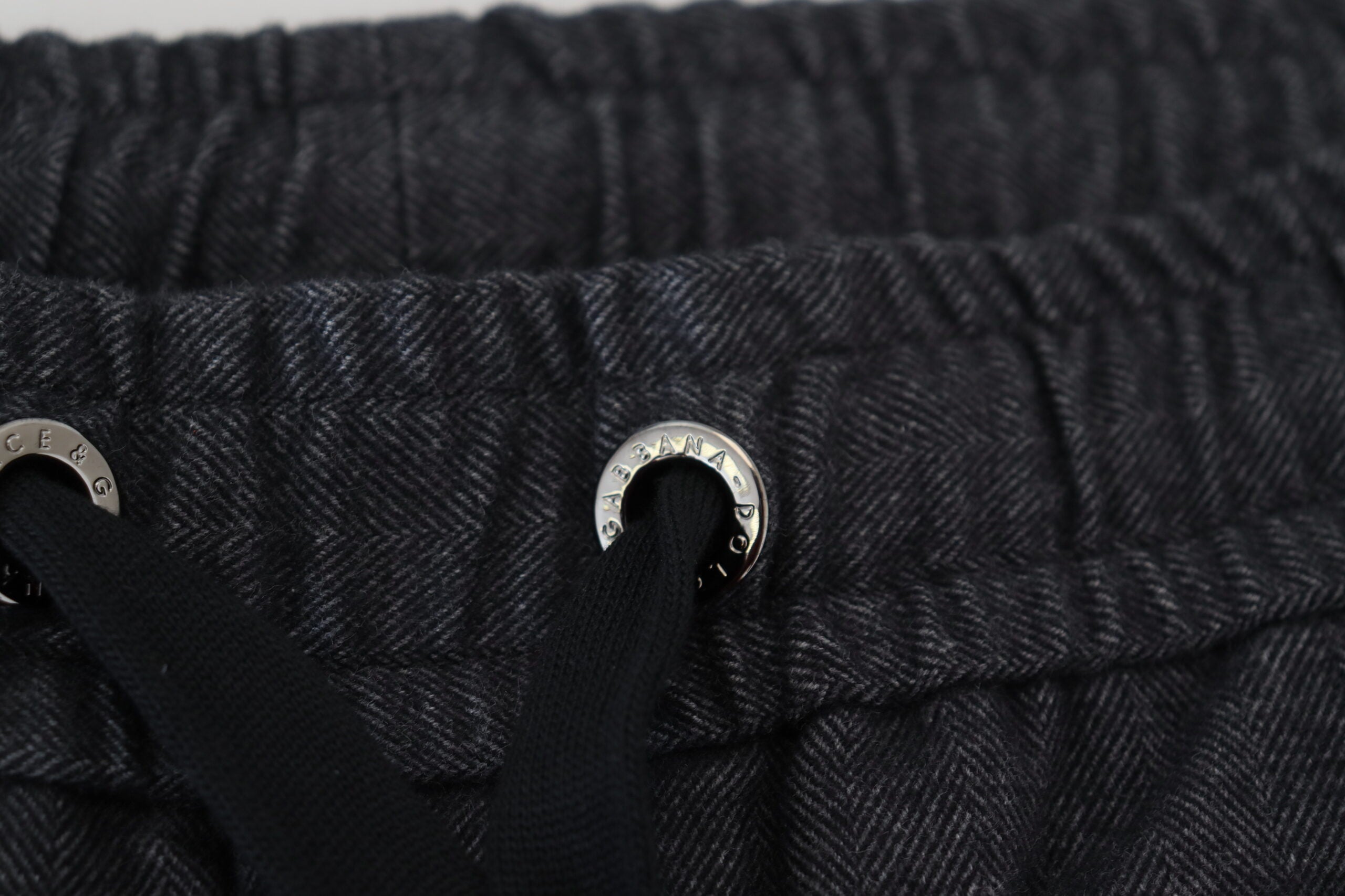 Сини памучни заострени дънки Dolce &amp; Gabbana
