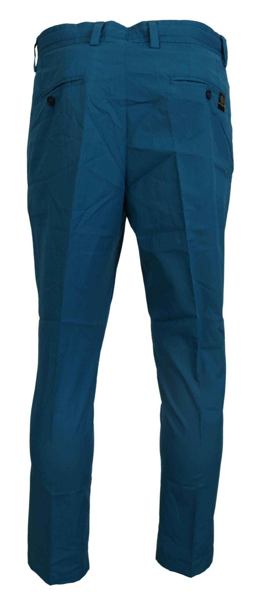 Сини памучни чинос панталони Dolce &amp; Gabbana