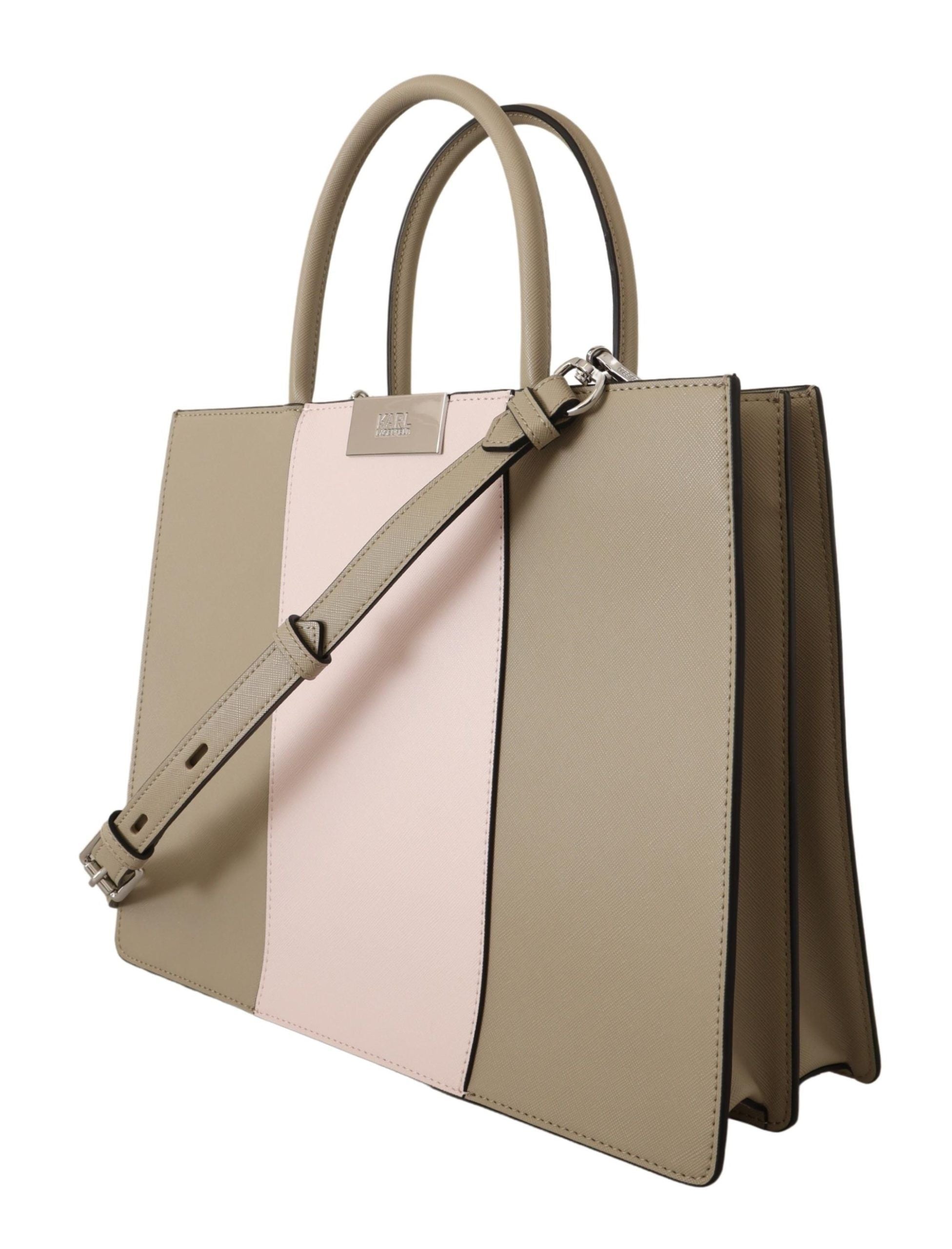 Полиуретанова чанта през рамо Karl Lagerfeld Sage Green