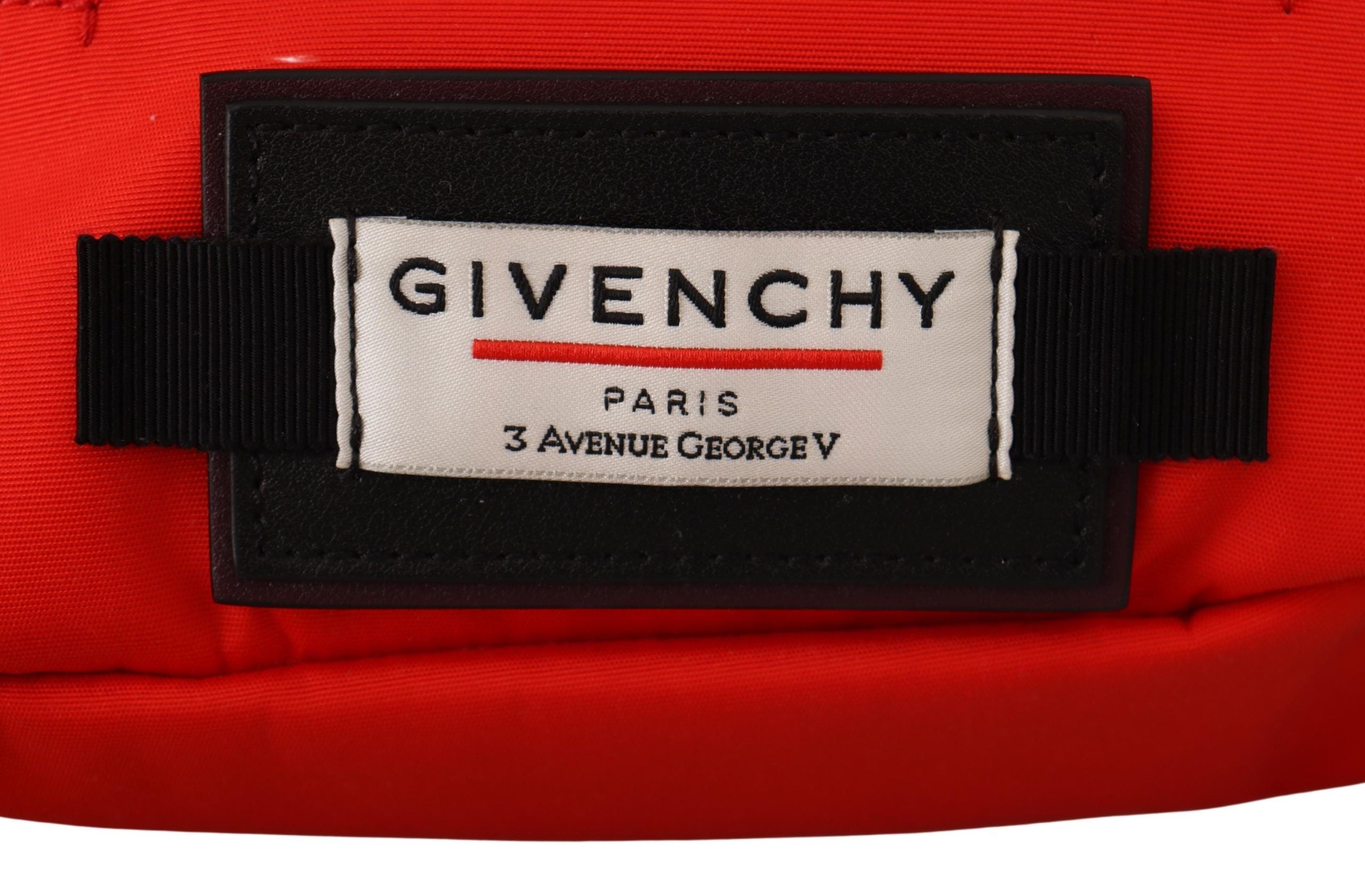 Голяма чанта за пояс Givenchy от червен полиамид Downtown