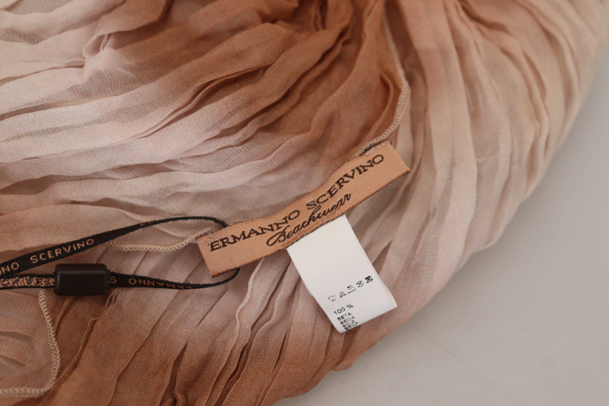 Ermanno Scervino Многоцветен шал от копринена обвивка