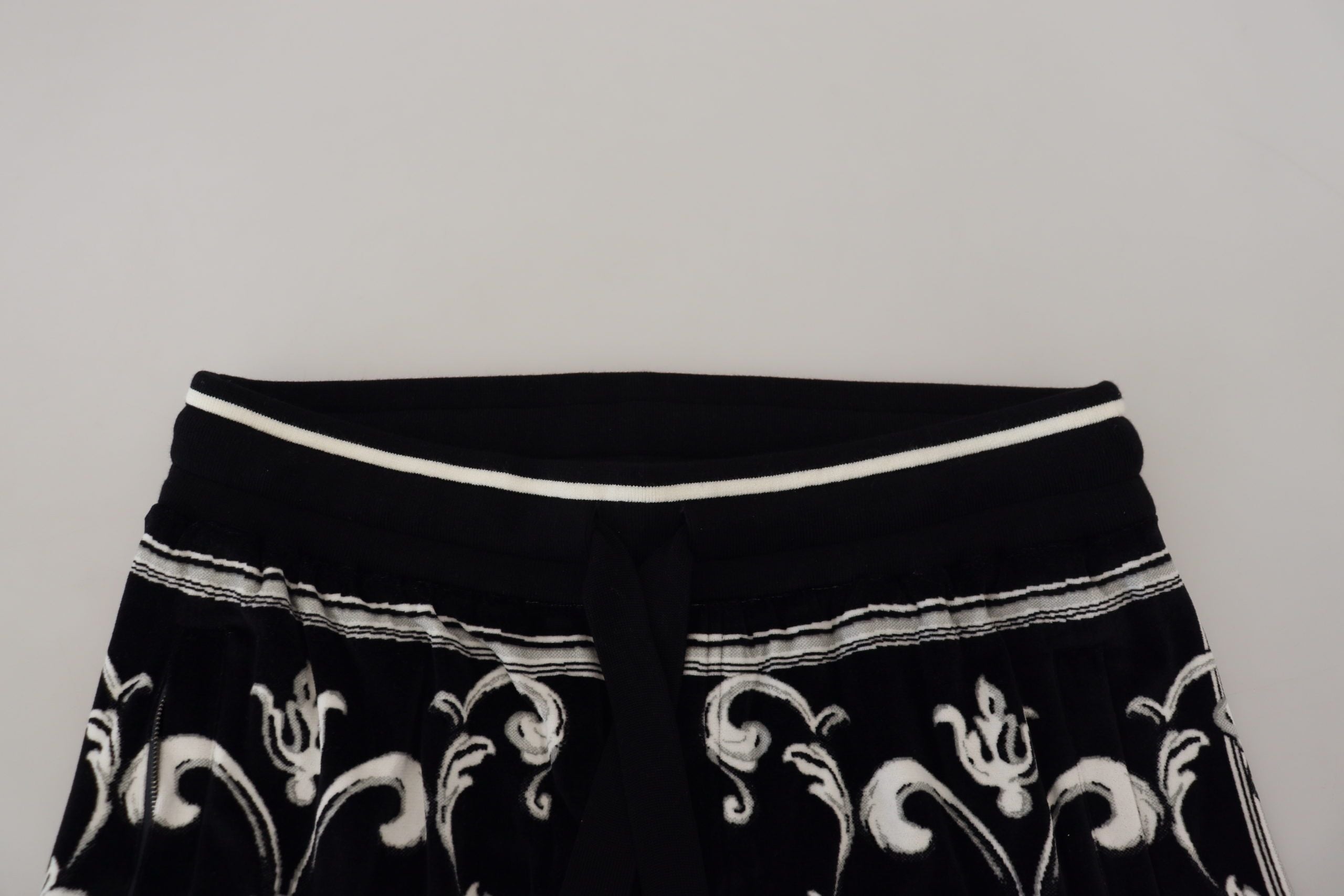 Черни памучни панталони Dolce &amp; Gabbana Спортни панталони за джогинг