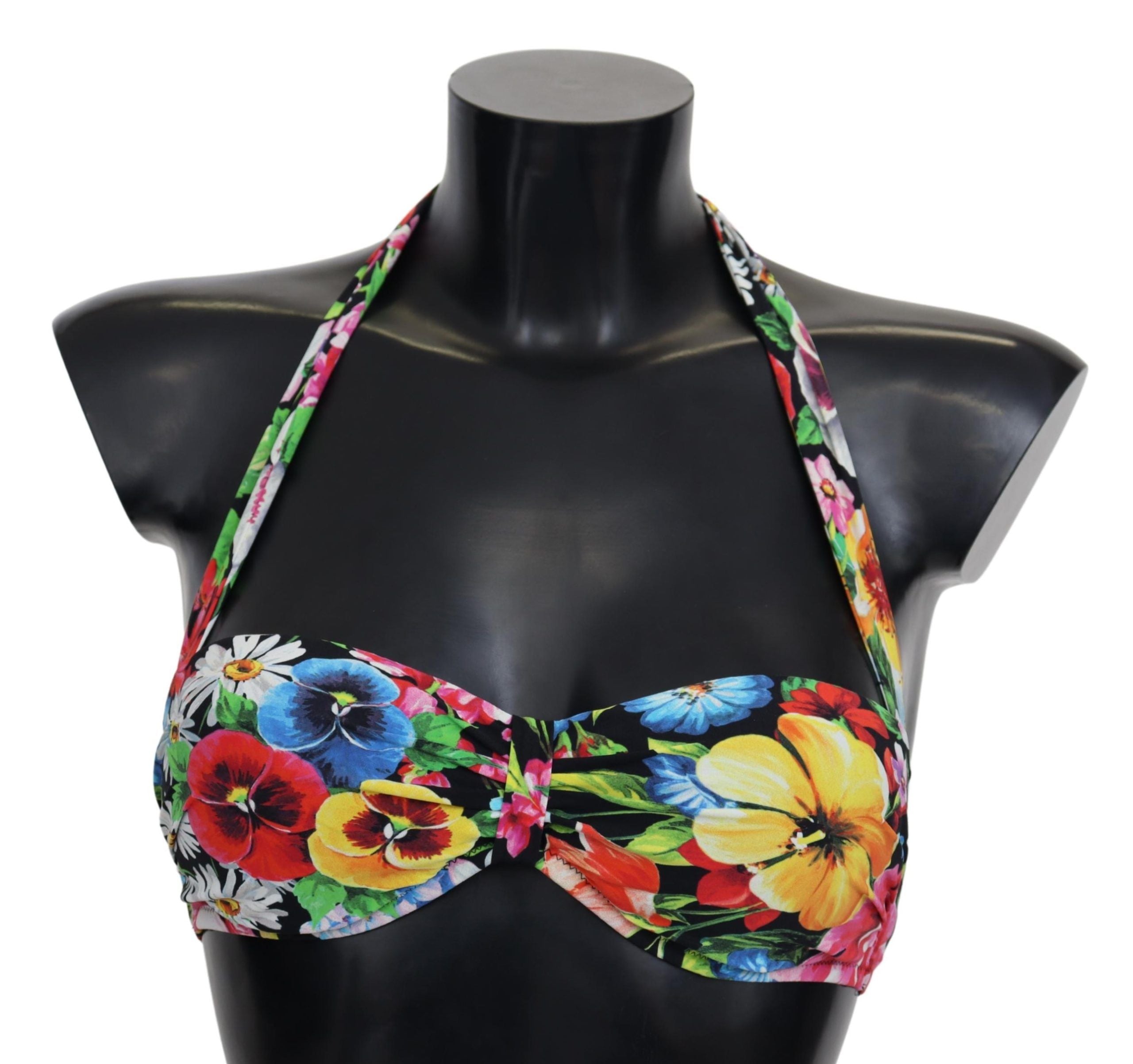 Dolce &amp; Gabbana Многоцветни бански бикини с флорален принт