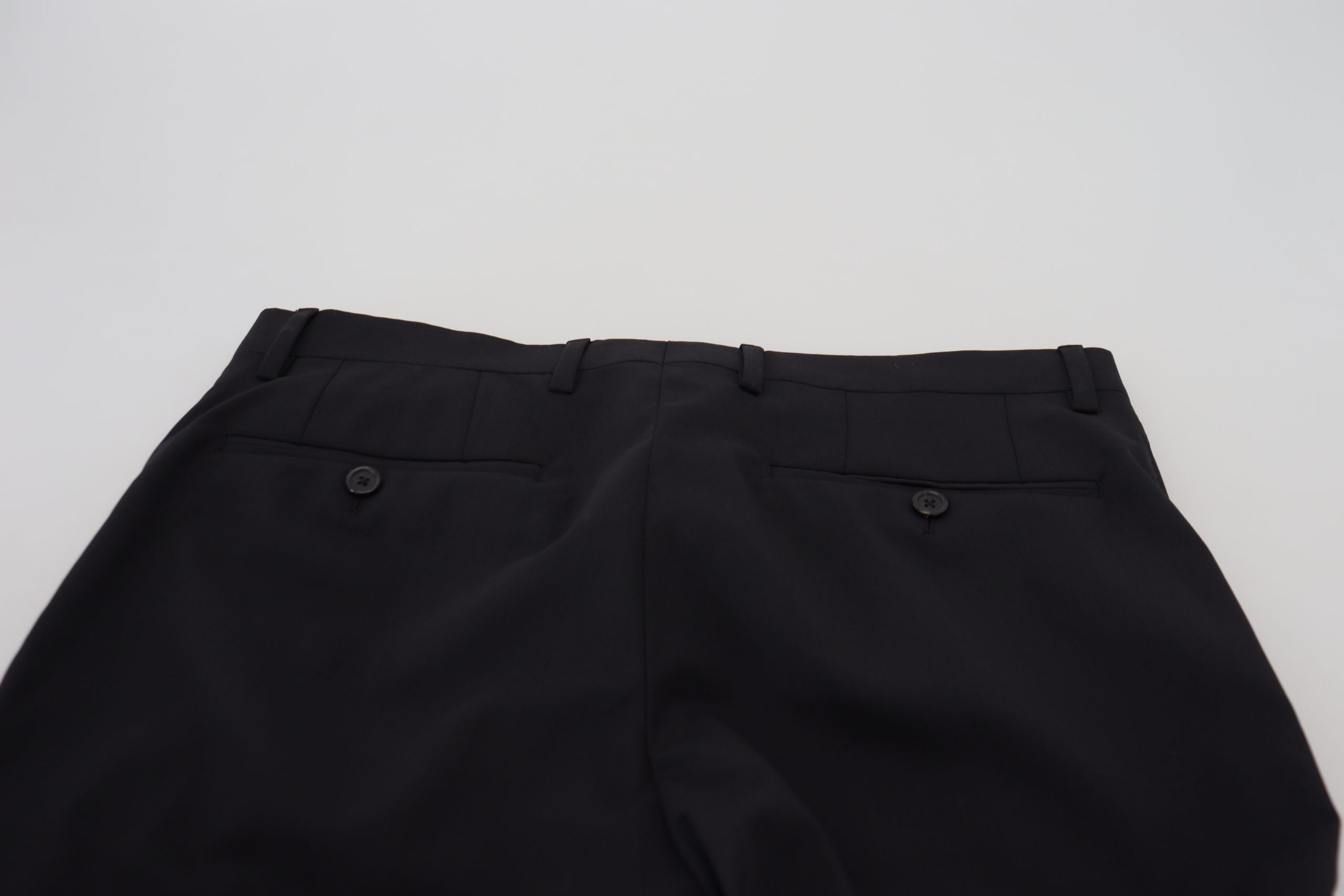 Dolce &amp; Gabbana Черен вълнен официален панталон Chino