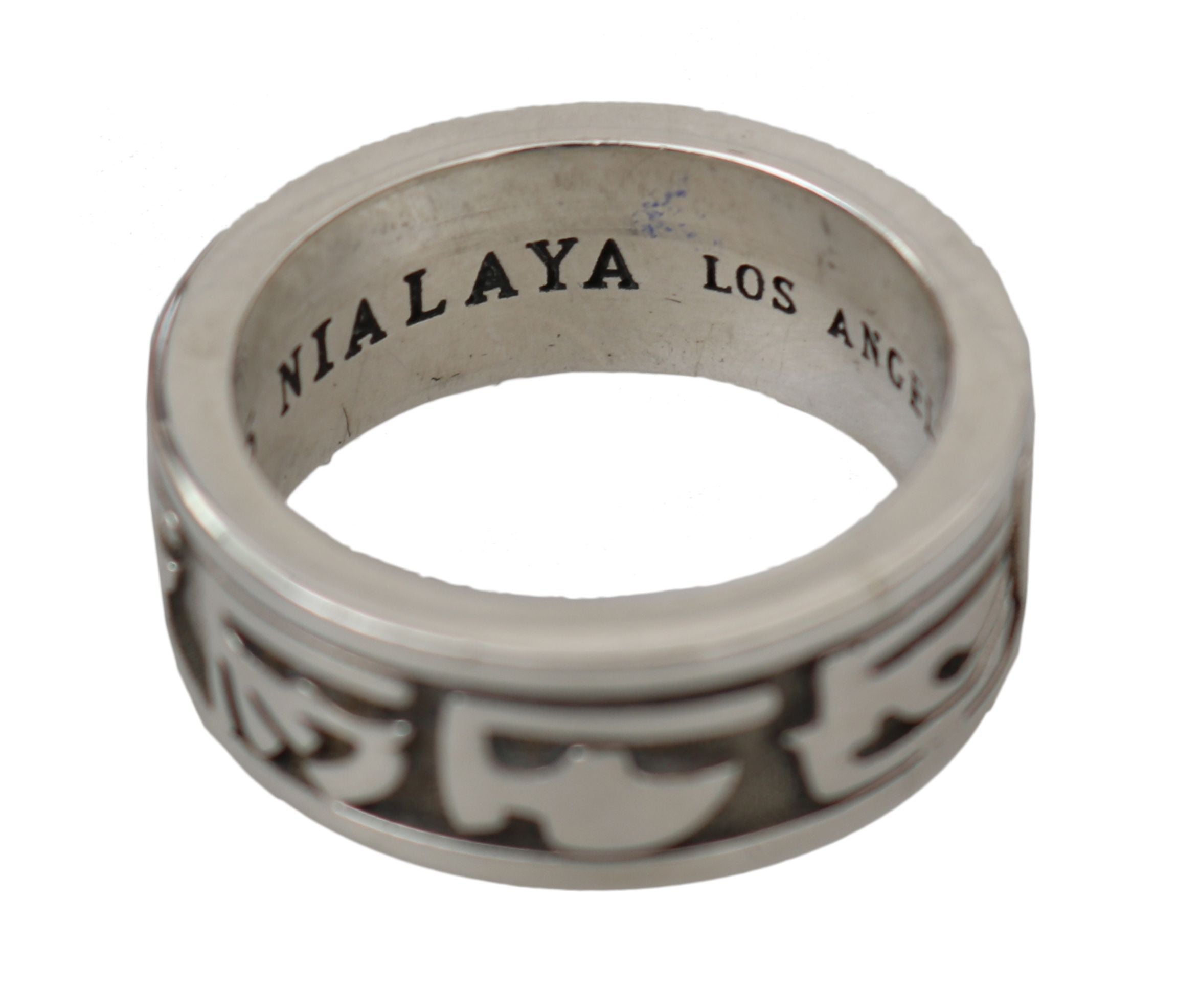 Nialaya сребърен стерлингов йероглиф за мъже 925 автентичен