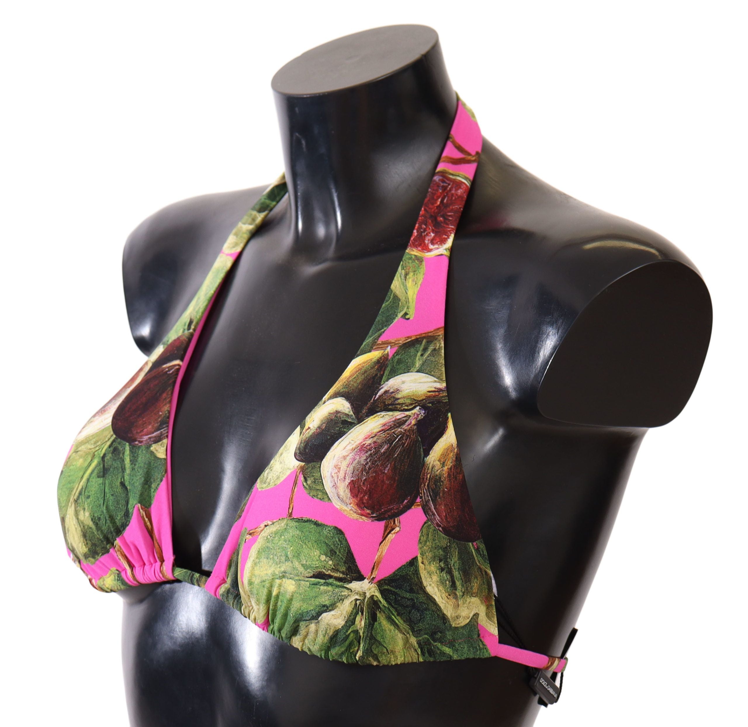 Dolce &amp; Gabbana Розов щампован найлонов бански костюм Бикини