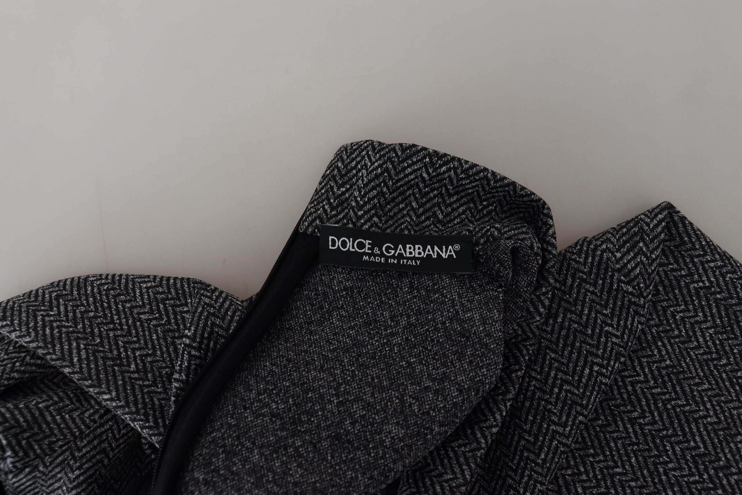 Dolce & Gabbana Elegant Dark Gray Pullover Sweater