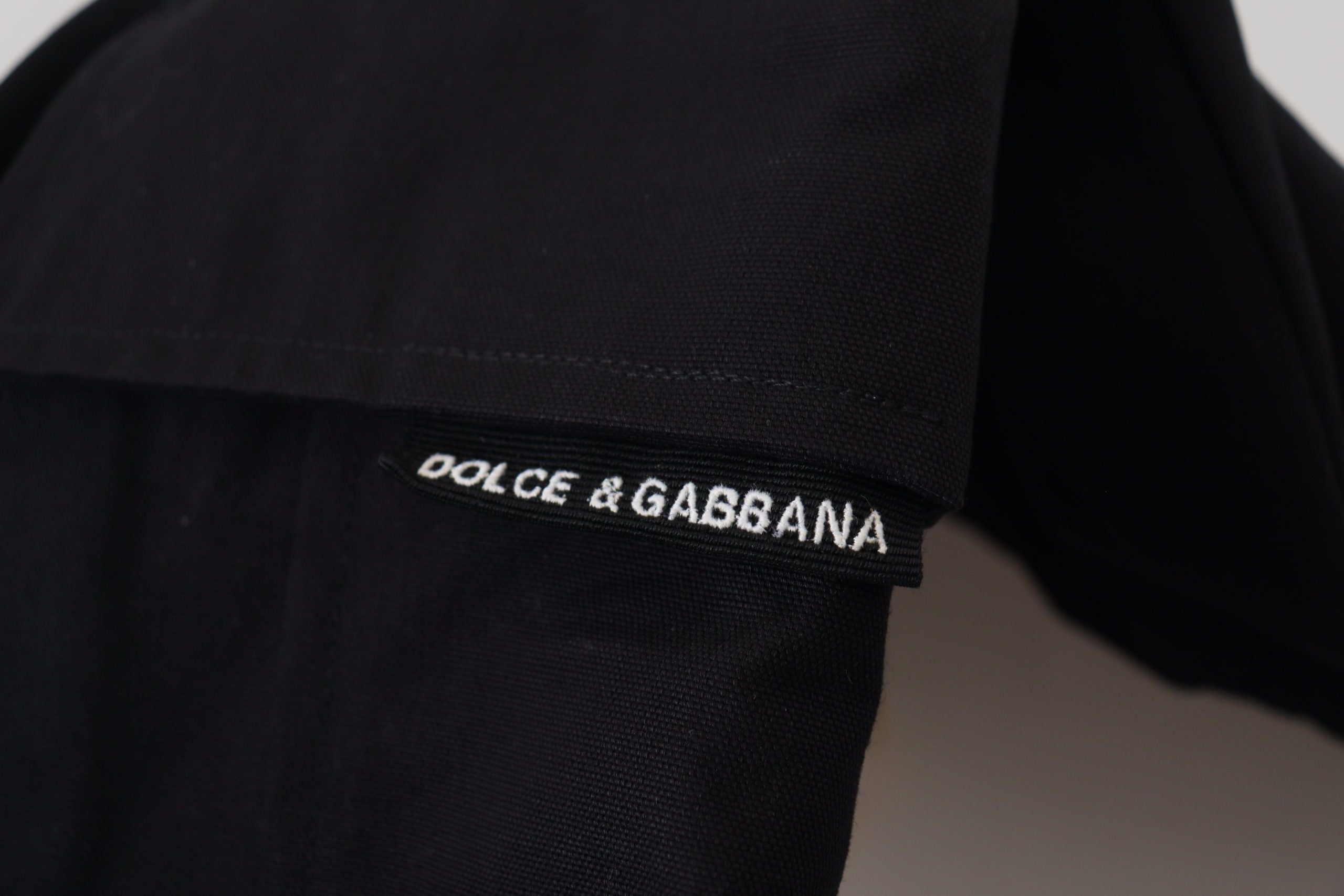 Dolce &amp; Gabbana Черни памучни шорти Bermuda Cargo