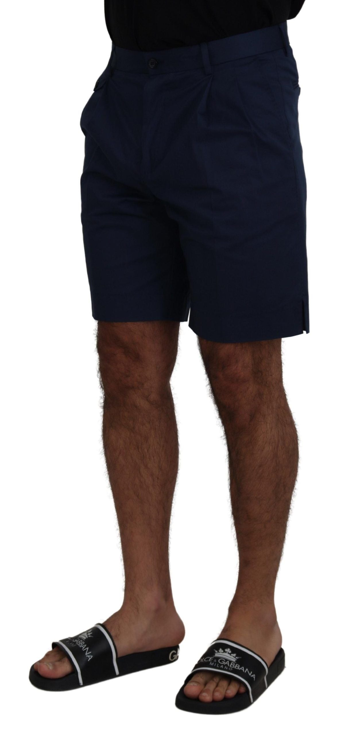 Dolce &amp; Gabbana Сини панталони Chinos Cotton Stretch Casual Shorts