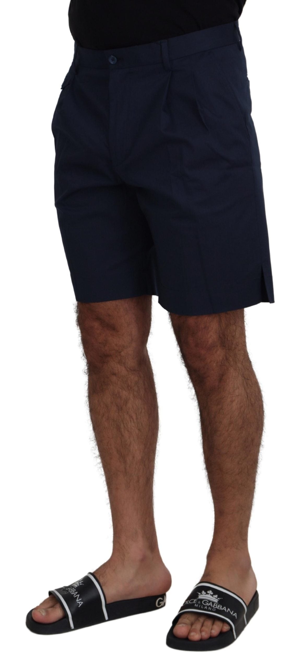 Dolce &amp; Gabbana Сини панталони Chinos Cotton Stretch Casual Shorts