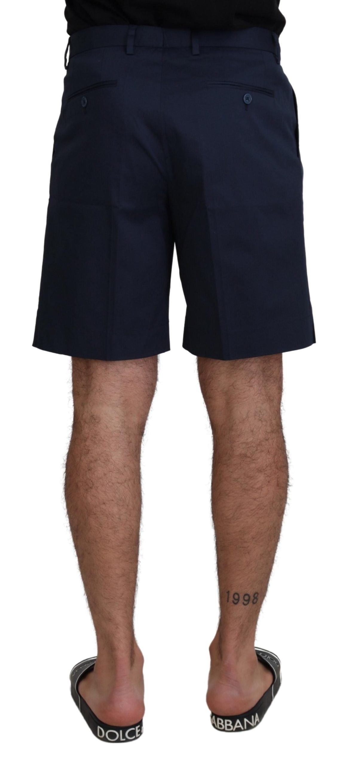 Dolce &amp; Gabbana Сини панталони Chinos Cotton Stretch Casual Shorts