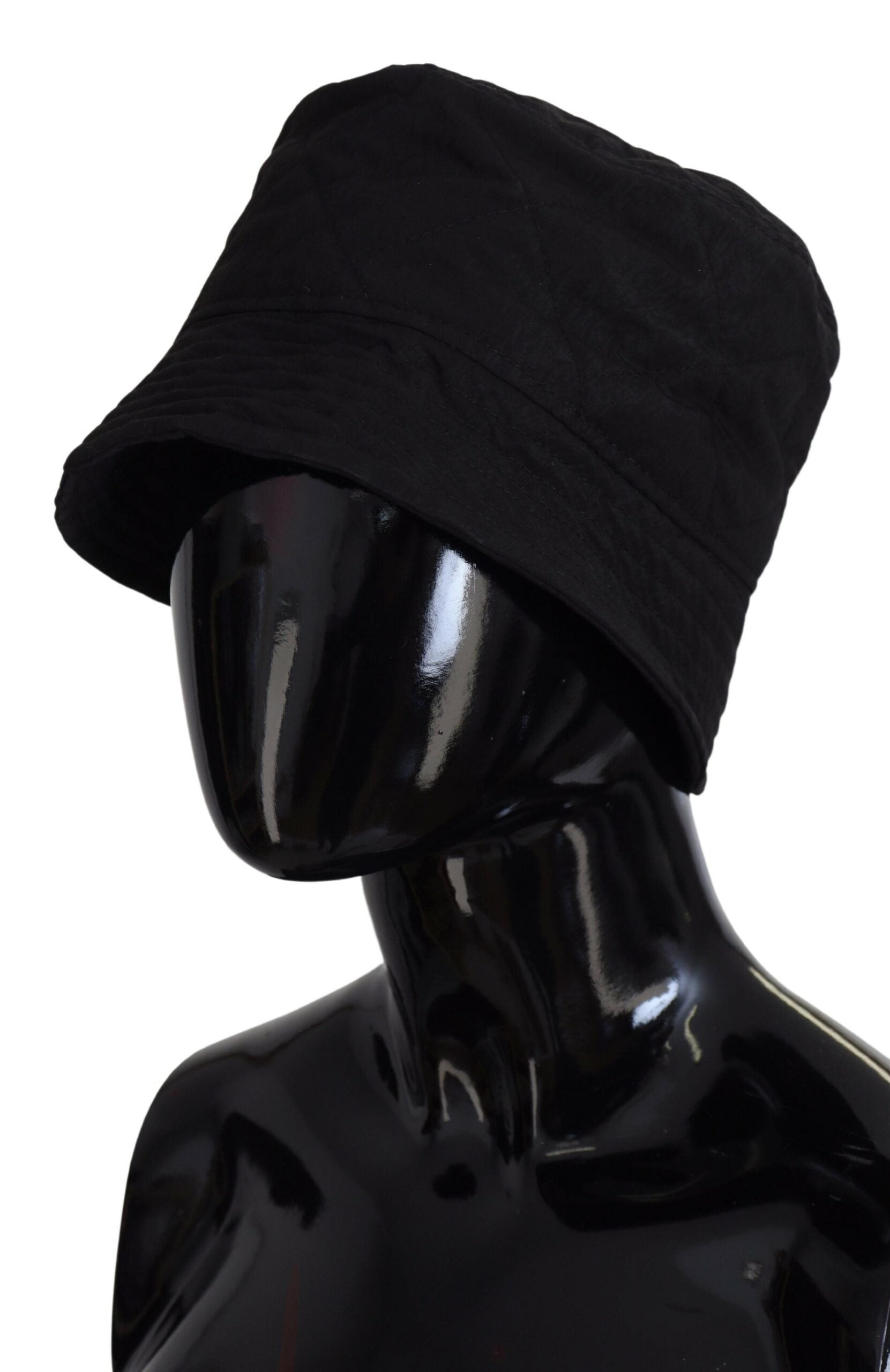 Dolce &amp; Gabbana черна найлонова дамска шапка тип кофа