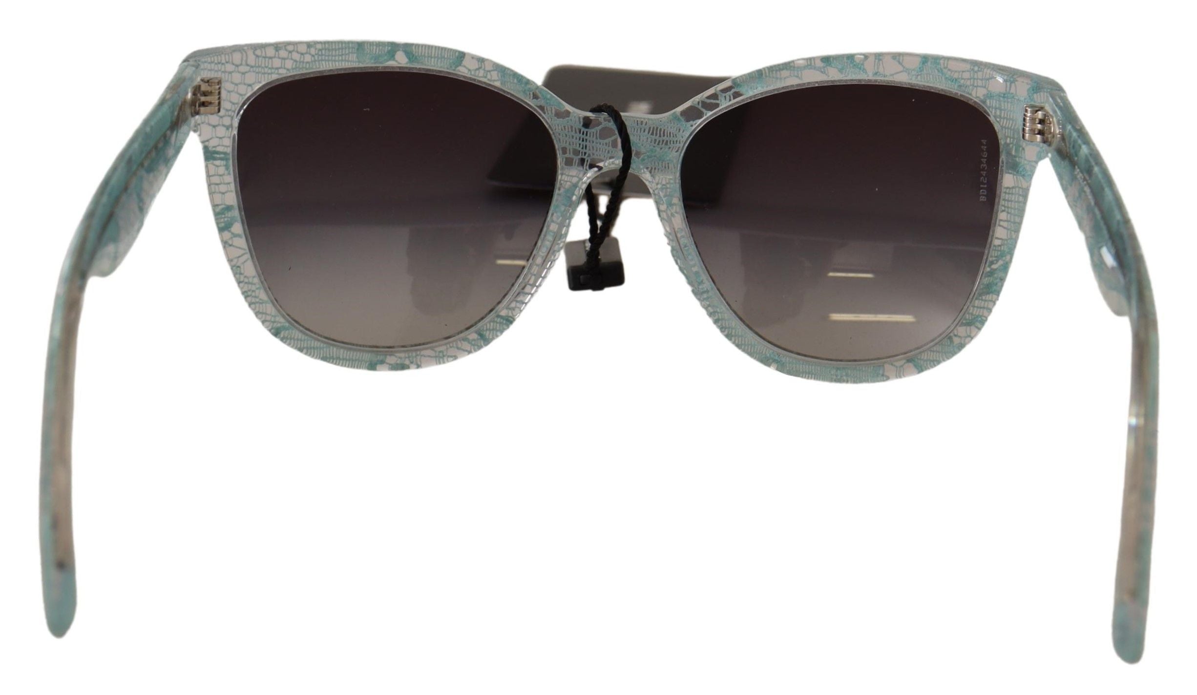 Dolce &amp; Gabbana Blue Lace Crystal Acetate Butterfly DG4190 Слънчеви очила