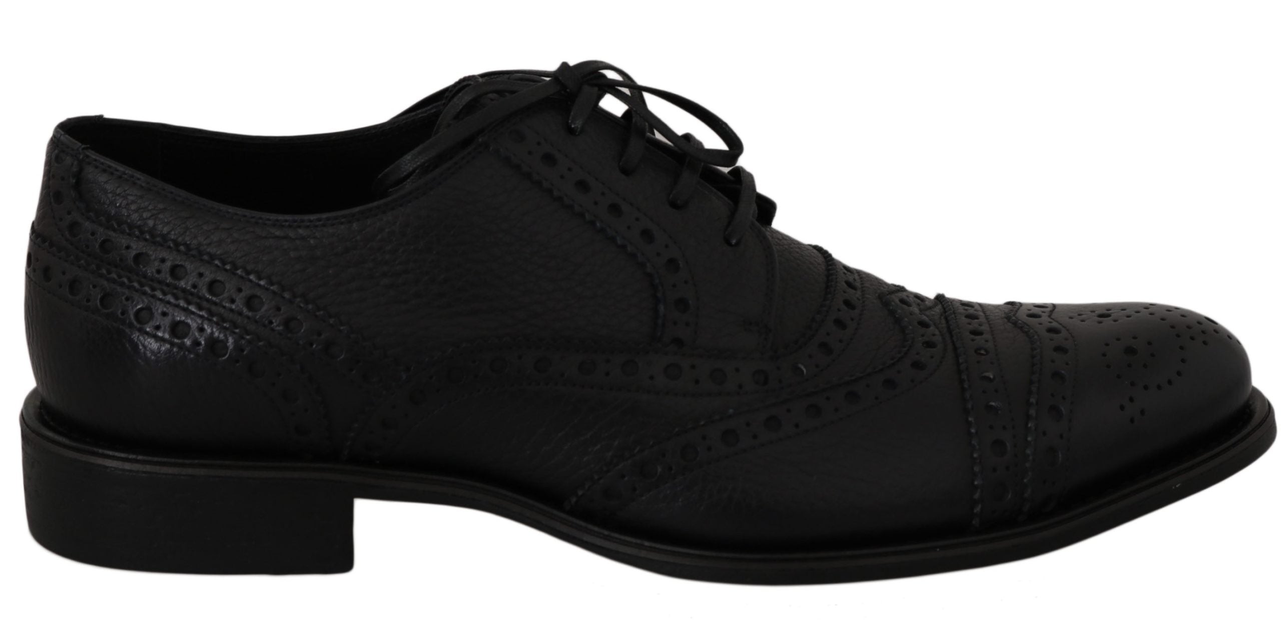Dolce &amp; Gabbana Сини кожени обувки тип Оксфорд