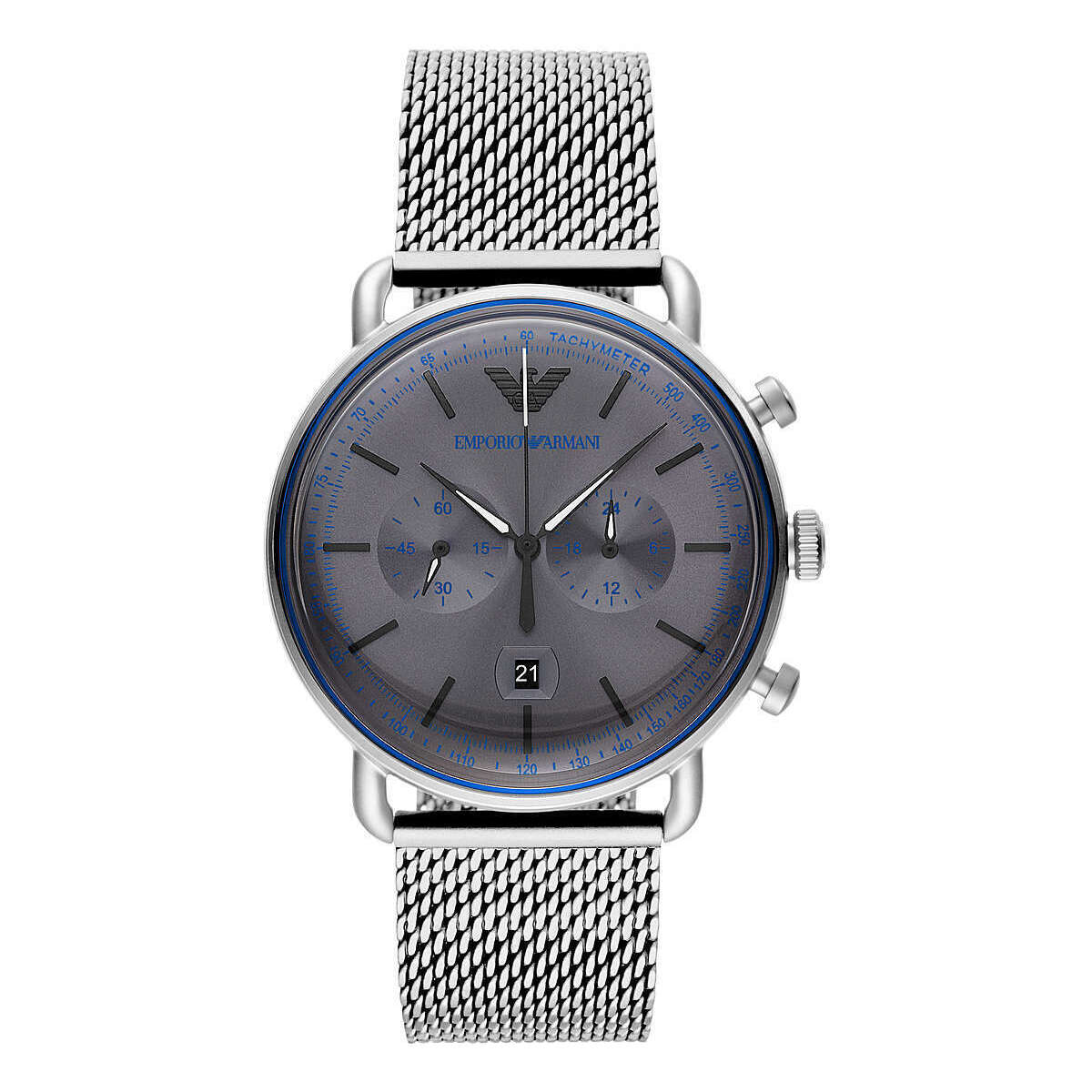 Часовник Emporio Armani Silver Steel Chronograph