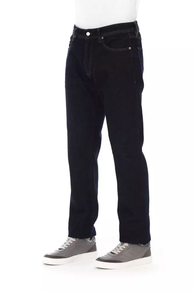 Baldinini Trend Chic Tricolor Detail Men's Designer Jeans