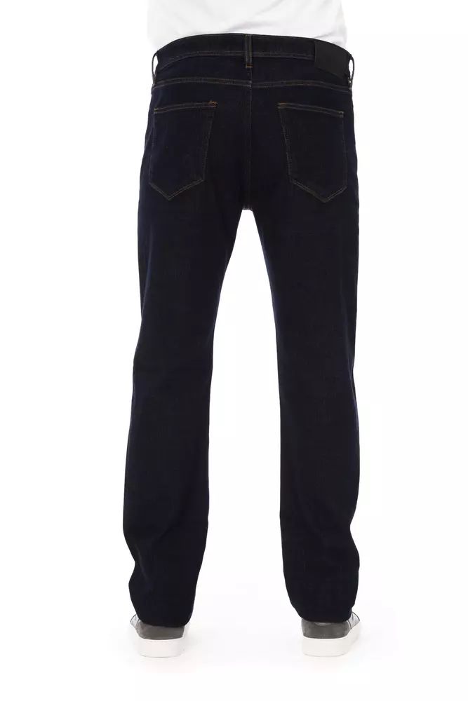 Baldinini Trend Chic Tricolor Detail Men's Designer Jeans