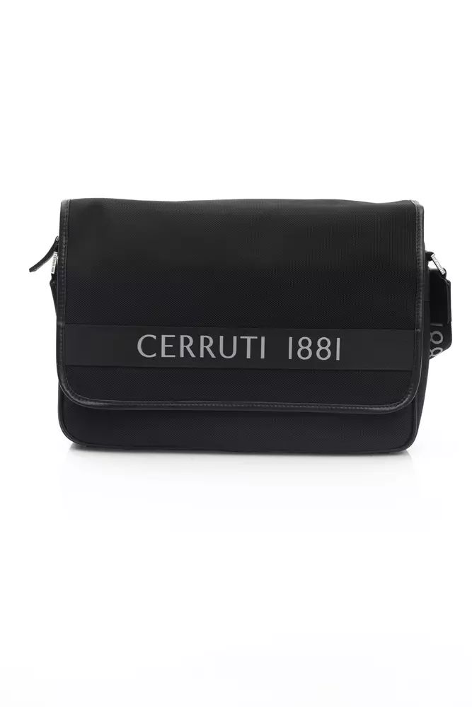 Черна найлонова чанта Cerruti 1881