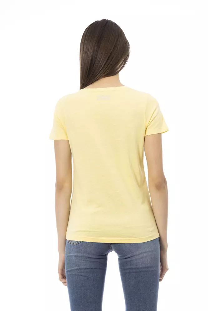 Жълти памучни горнища и тениска Trussardi Action