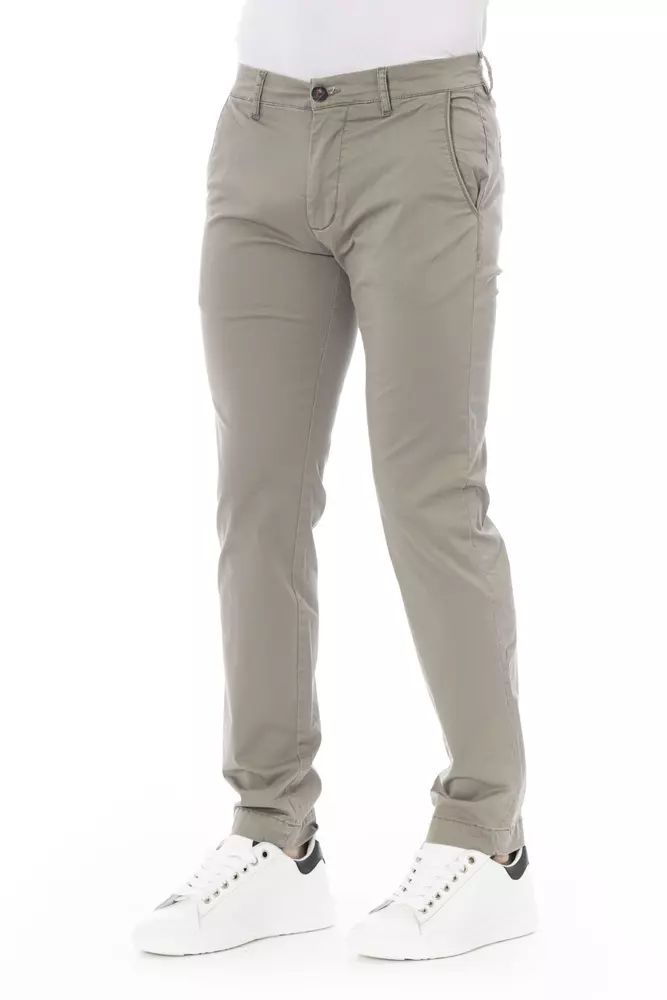 Бежови памучни дънки и панталон Baldinini Trend