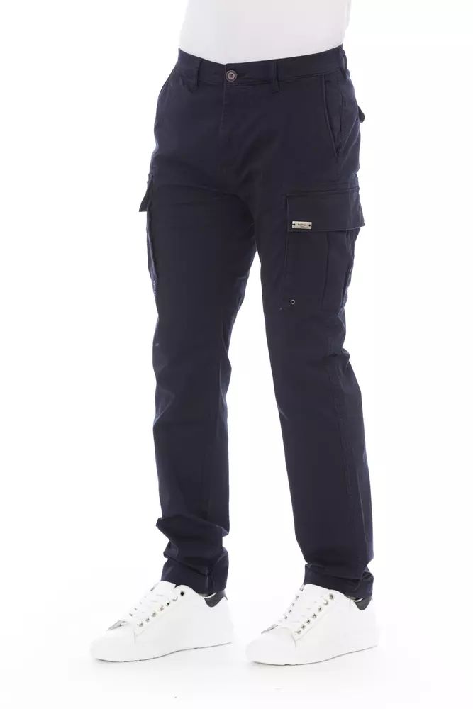 Сини памучни дънки и панталон Baldinini Trend