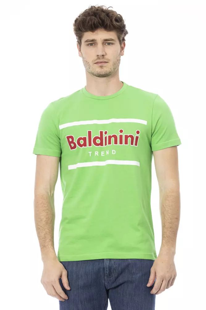 Зелена памучна тениска Baldinini Trend