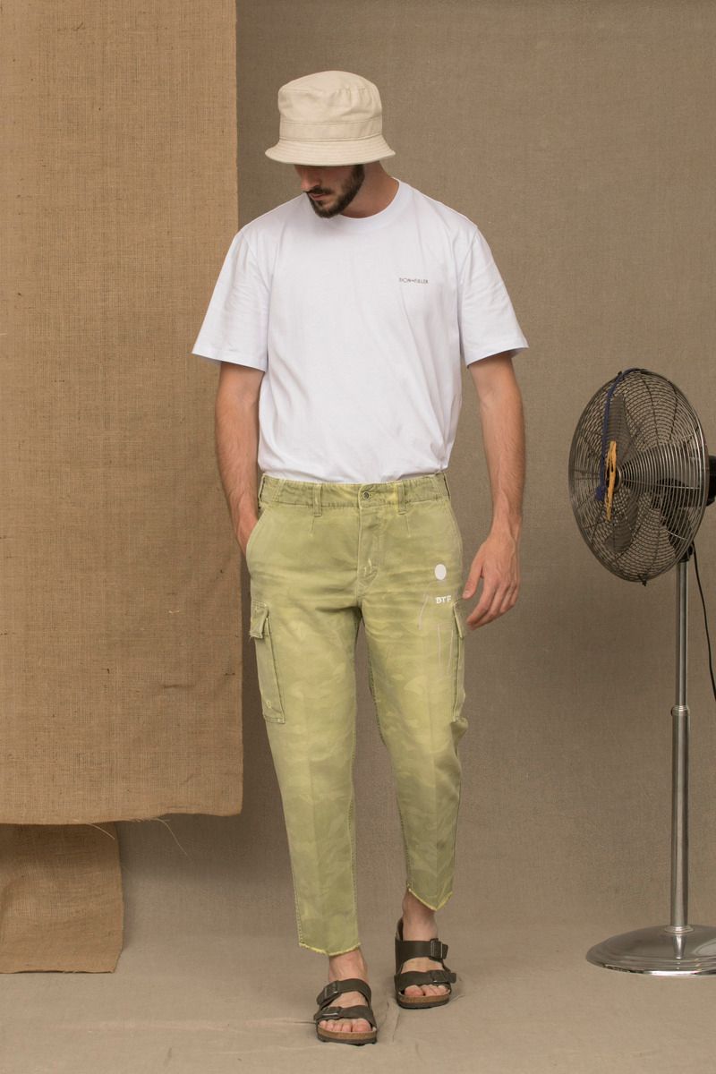 Don The Fuller Зелени памучни дънки и панталон