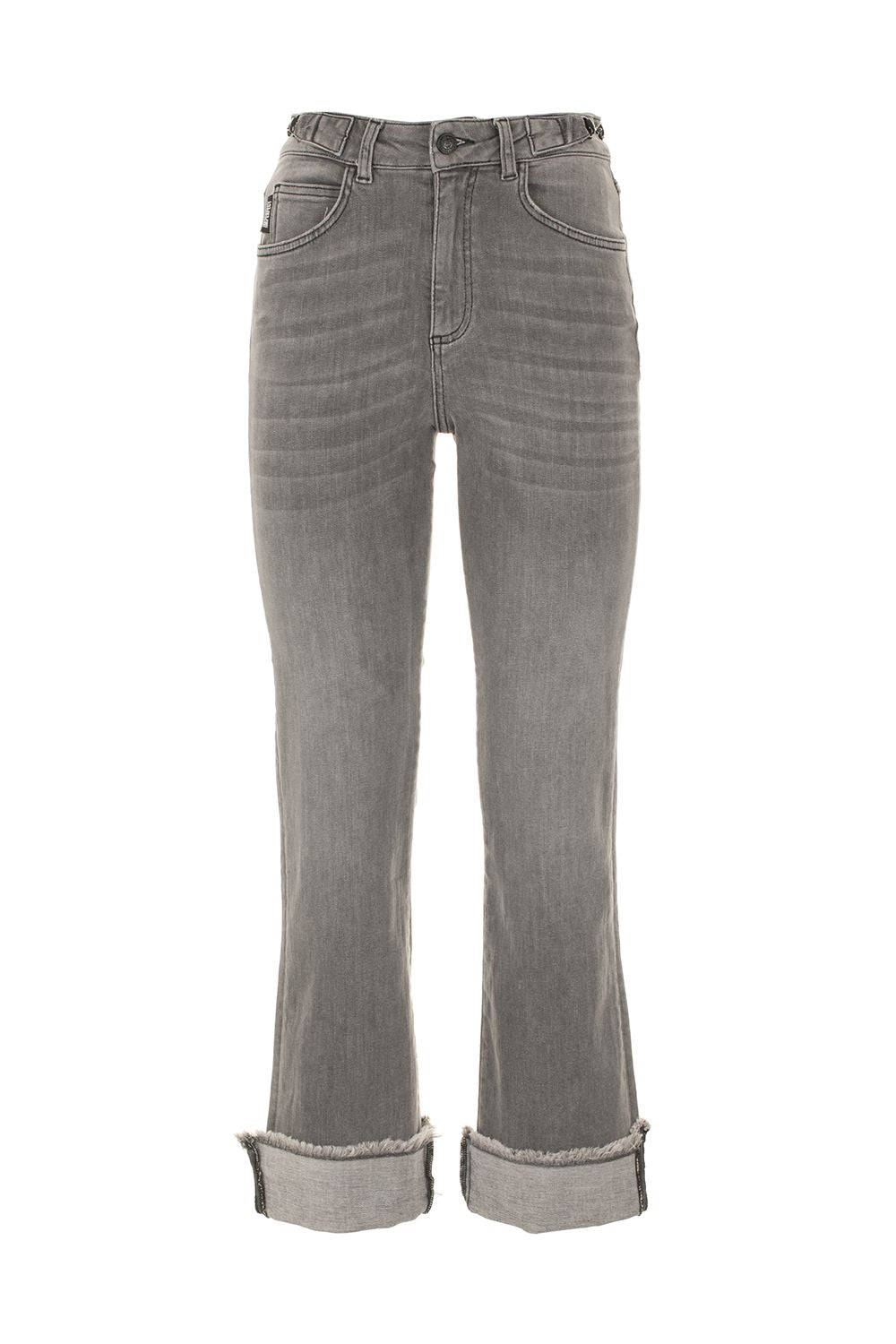 Несъвършени сиви памучни дънки и панталон