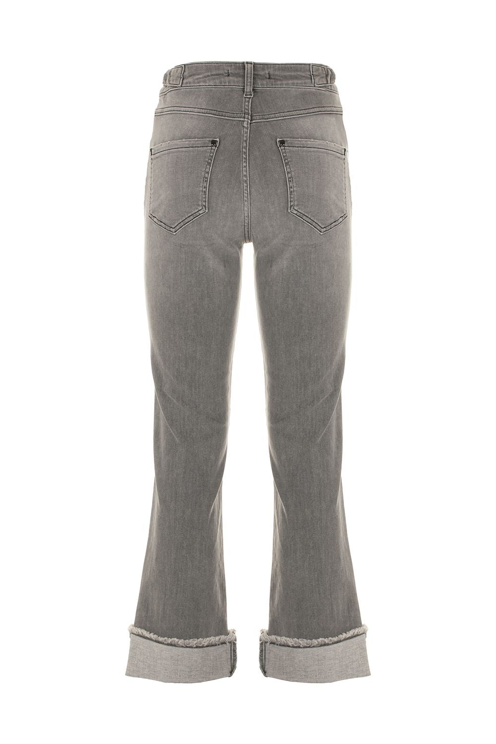 Несъвършени сиви памучни дънки и панталон