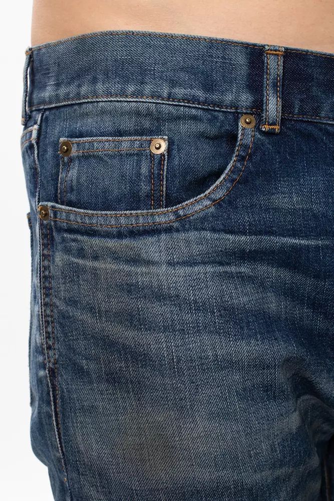 Сини памучни дънки и панталон Saint Laurent