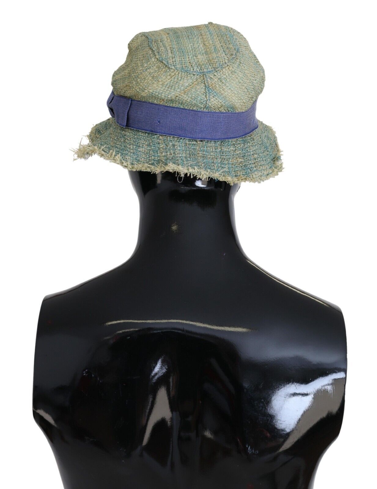 Многоцветна памучна сламена шапка Dolce &amp; Gabbana
