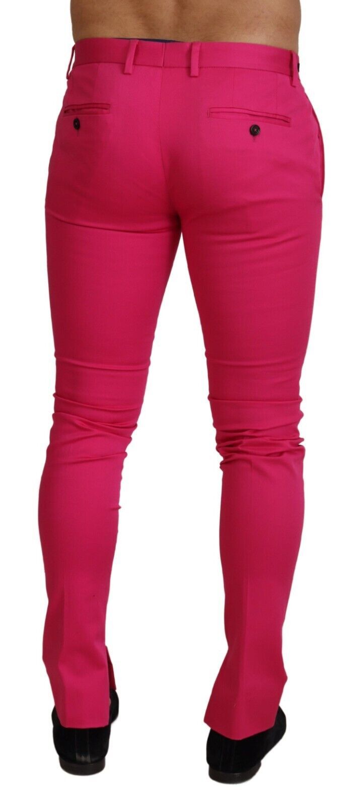 Dolce &amp; Gabbana Розови панталони с катарама и цип