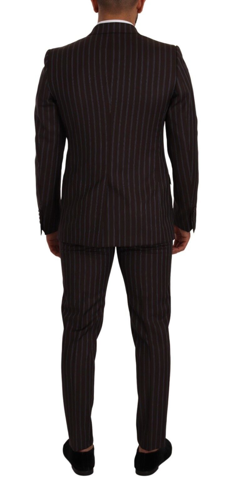 Dolce &amp; Gabbana Bordeaux MARTINI Slim Fit костюм от 2 части на райета